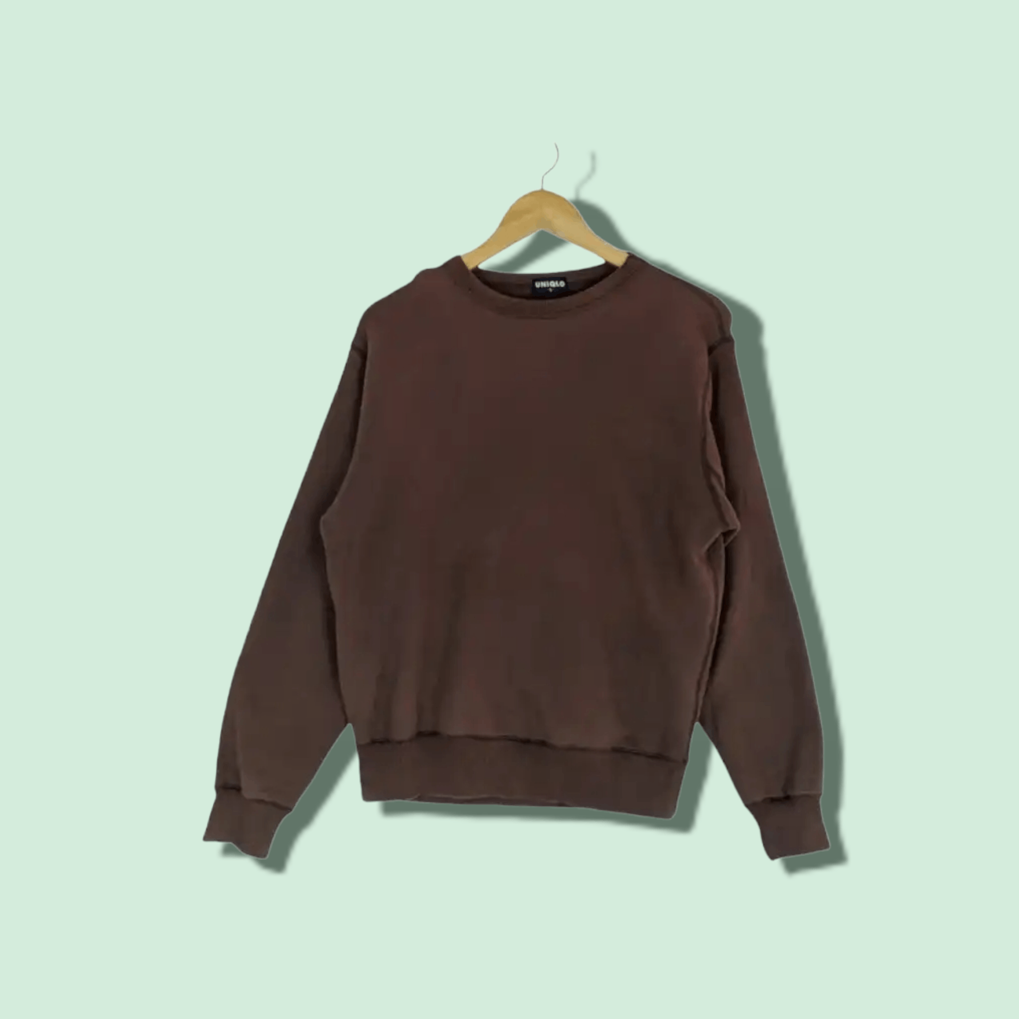 Japanese Brand Vintage 90's UNIQLO Green Army Jumper Sweatshirt Size US S / EU 44-46 / 1 - 1 Thumbnail