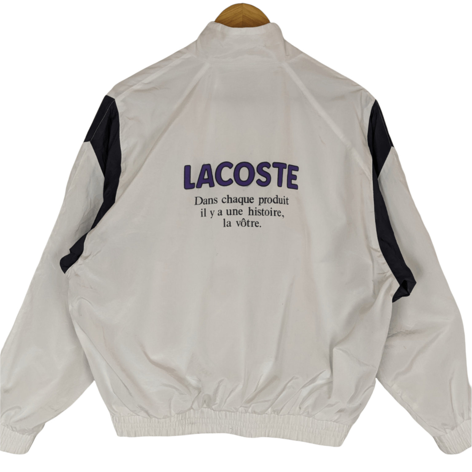 Lacoste LACOSTE Big Spell Out Windbreaker Jacket Size US L / EU 52-54 / 3 - 6 Thumbnail