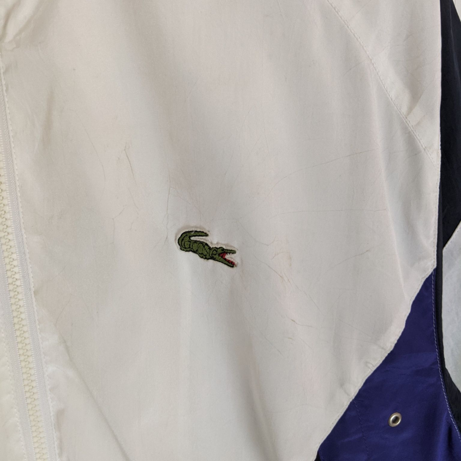 Lacoste LACOSTE Big Spell Out Windbreaker Jacket Size US L / EU 52-54 / 3 - 8 Thumbnail