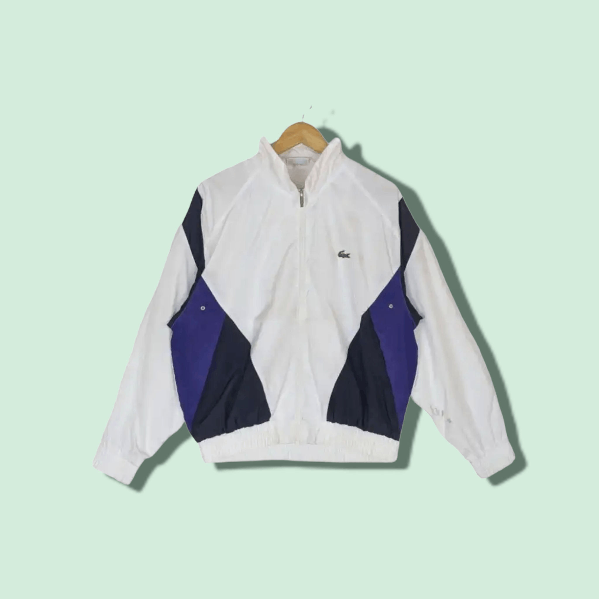 Lacoste LACOSTE Big Spell Out Windbreaker Jacket Size US L / EU 52-54 / 3 - 1 Thumbnail