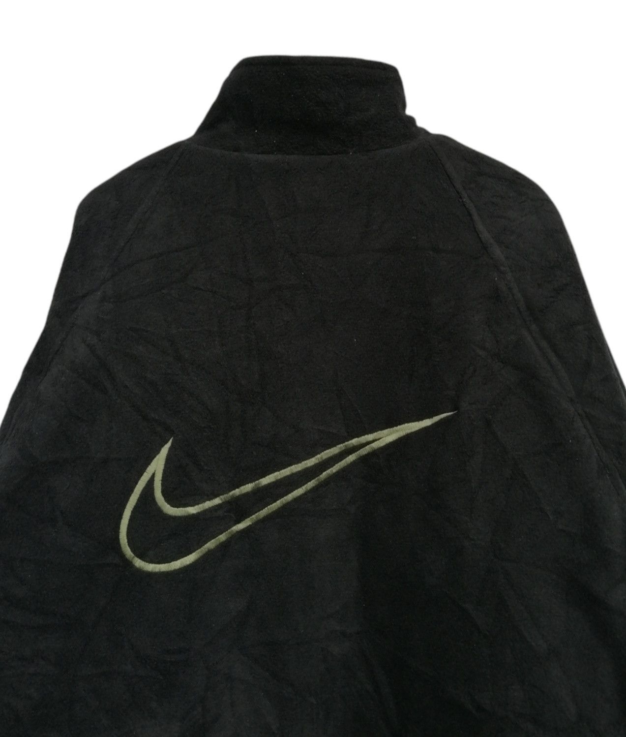 Nike Vintage Nike Big Swoosh Reversible Nylon Fleece Jacket Size US XL / EU 56 / 4 - 16 Thumbnail
