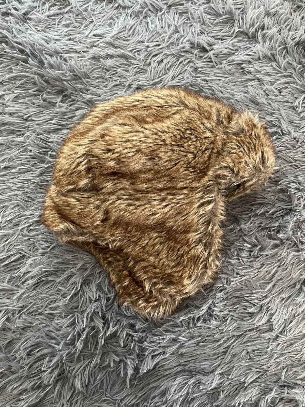 Cccp × Vintage Vintage Fuzzy Mohair ushanka trapper / checker hat Y2K Size ONE SIZE - 2 Thumbnail
