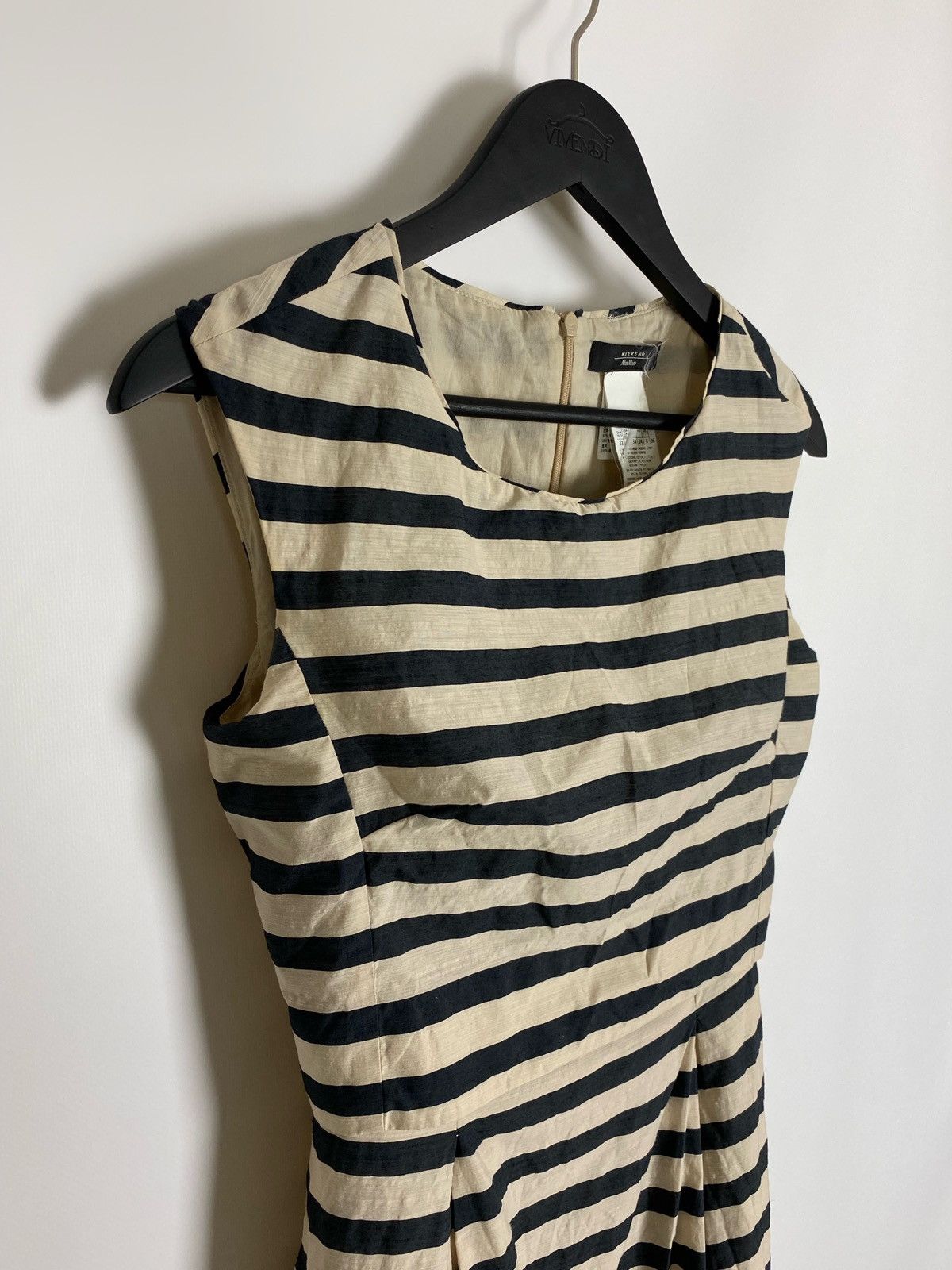 Weekend Max Mara Weeken Max Mara Striped Midi Dress Size XS / US 0-2 / IT 36-38 - 4 Thumbnail