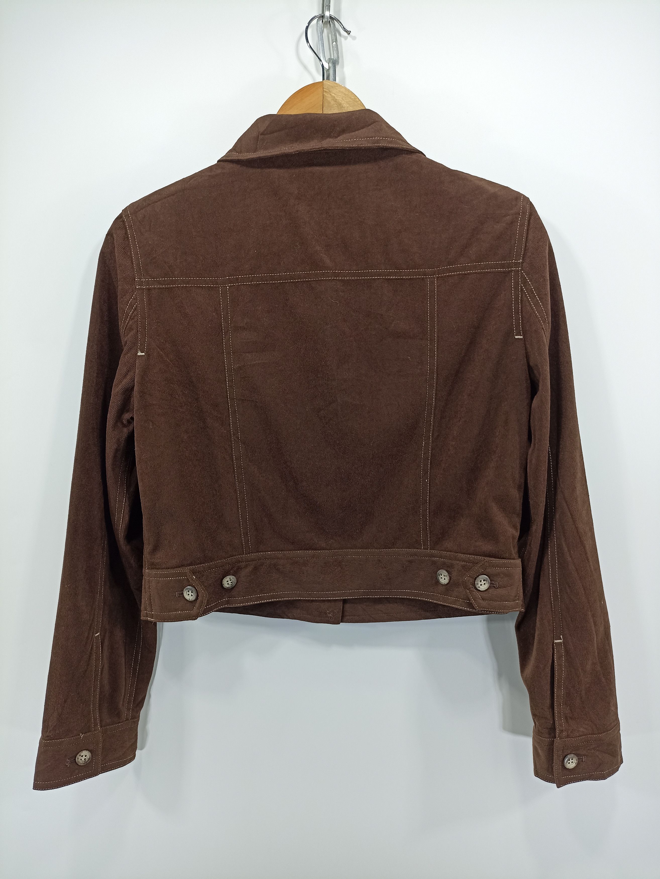 Designer × Japanese Brand Japanesebrand Cropped Inspired Corduroy Jacket Size M / US 6-8 / IT 42-44 - 6 Thumbnail