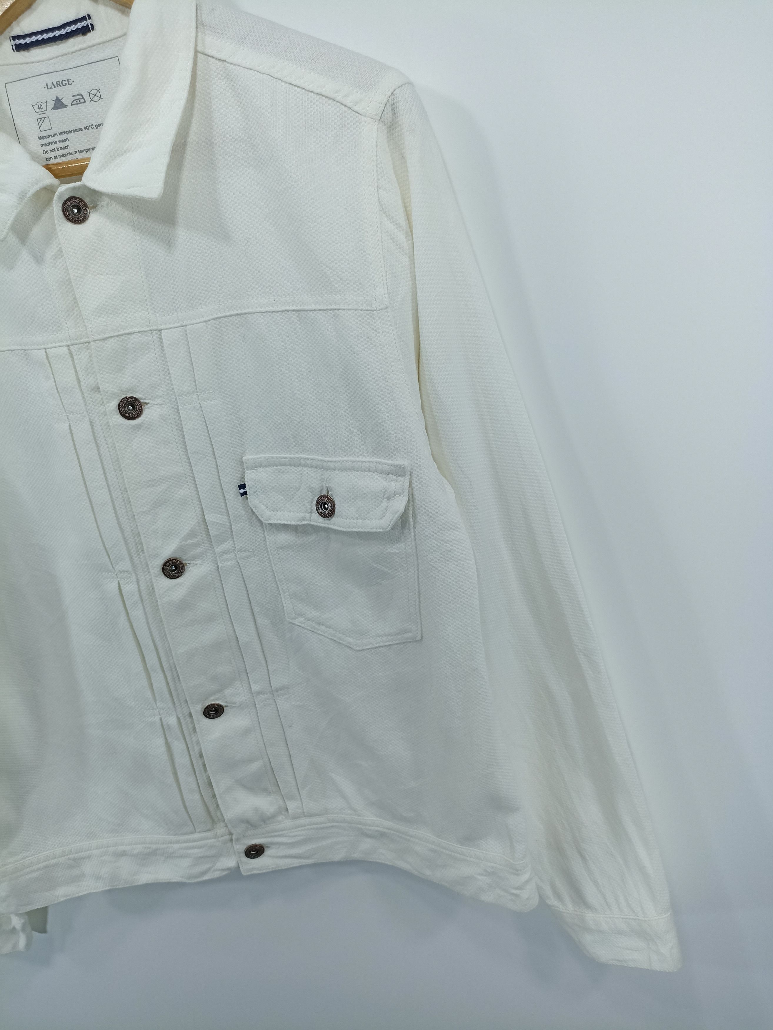 Japanese Brand Japanesebrand Free Gate Inspired Trucker Jacket Size US S / EU 44-46 / 1 - 2 Thumbnail