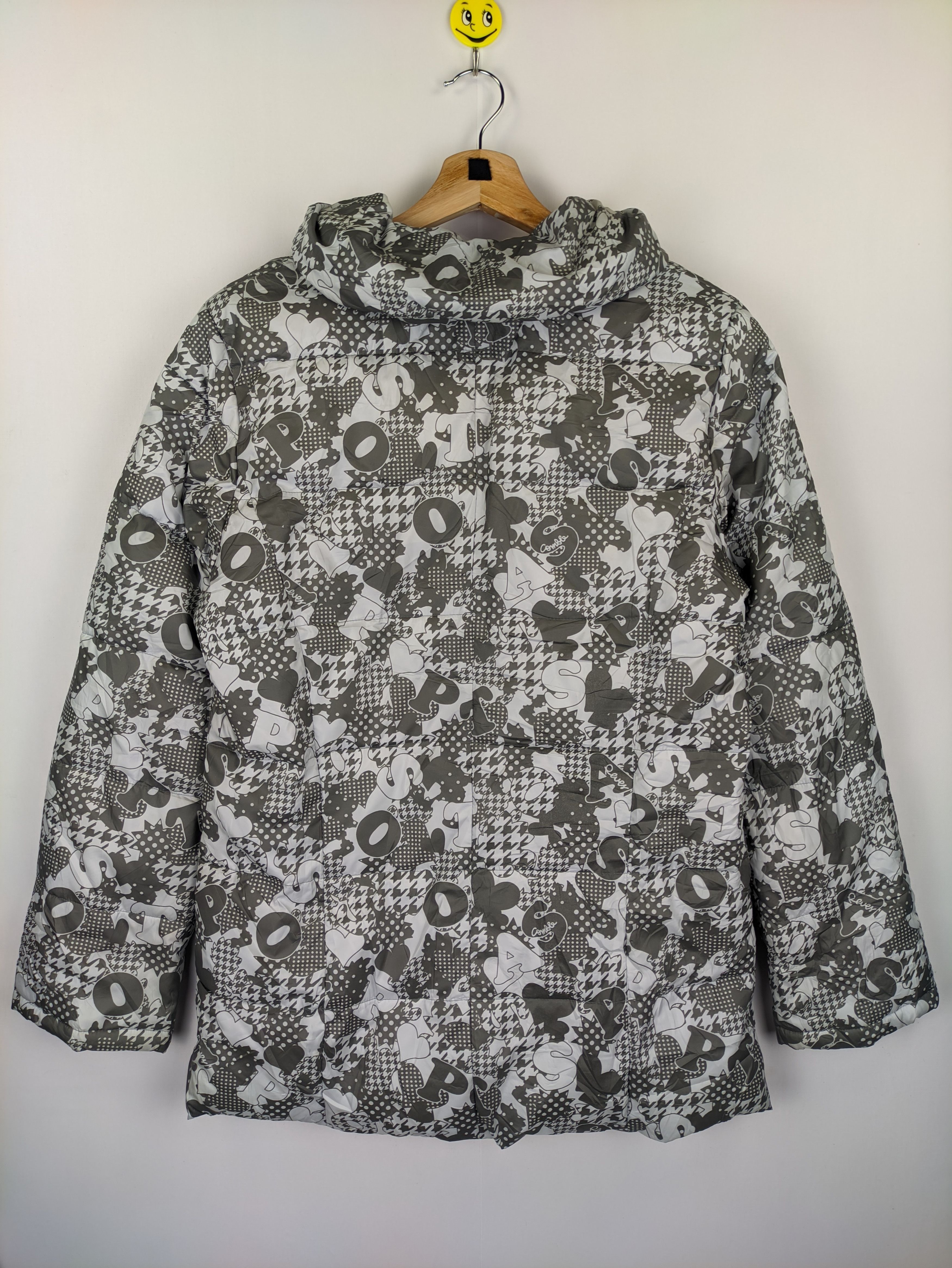 Japanese Brand Steals🔥Puffer Jacket by Topys Fullprint Size M / US 6-8 / IT 42-44 - 2 Thumbnail