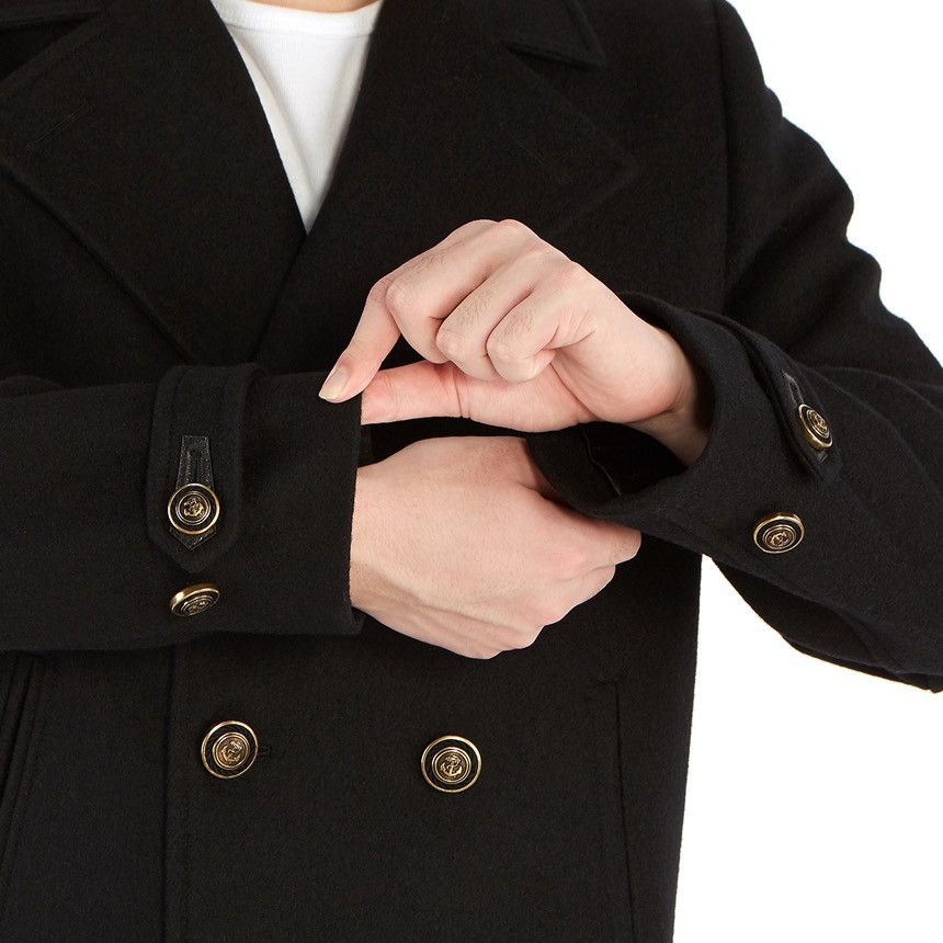 Saint Laurent Paris FW20 Double Breasted Peacoat sz46/48/52 Size US M / EU 48-50 / 2 - 12 Thumbnail