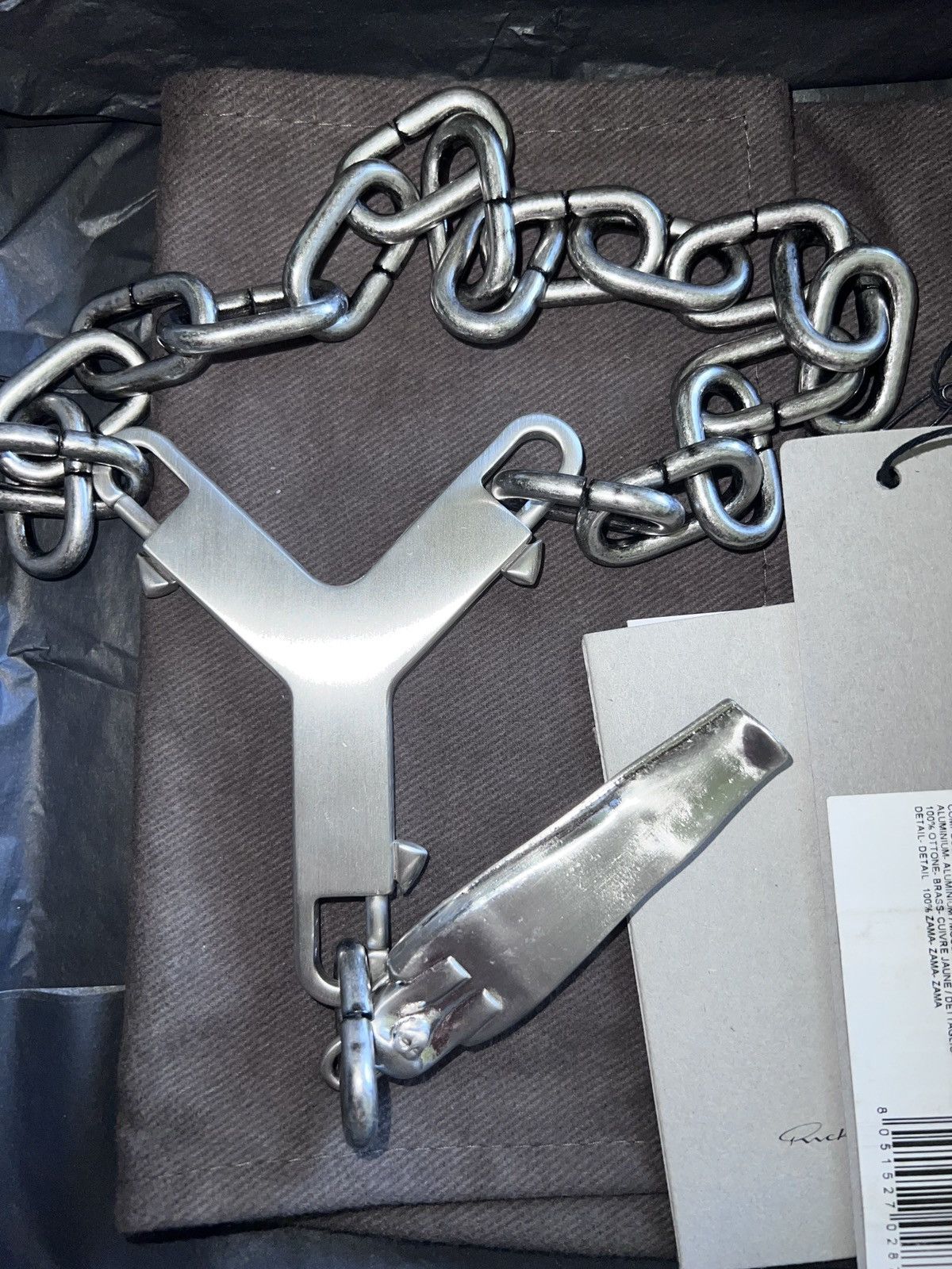 Rick Owens Rick owens ss22 SARCOFAGO CHOKER NECKLACE Size ONE SIZE - 2 Thumbnail
