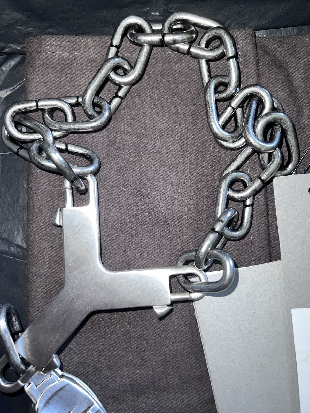 Rick Owens Rick owens ss22 SARCOFAGO CHOKER NECKLACE Size ONE SIZE - 4 Thumbnail