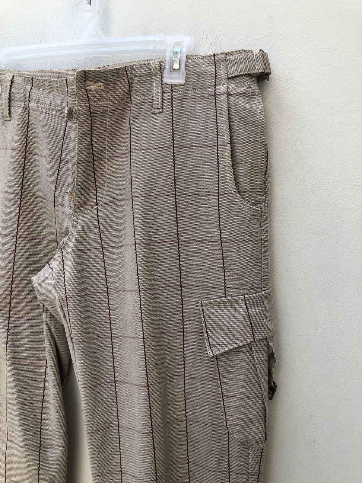 Nicole Club MONSIEUR NICOLE Adjustable Waist Tartan Plaid Cargo Size US 32 / EU 48 - 9 Thumbnail