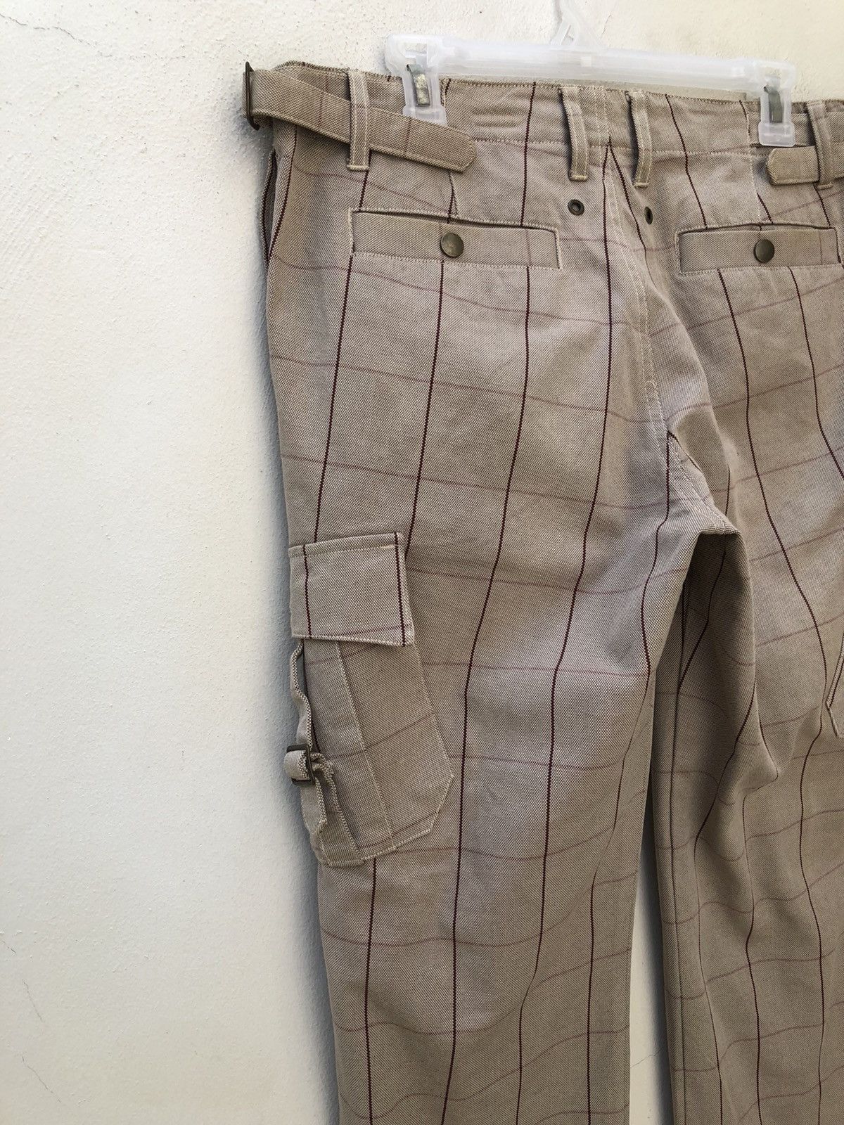 Nicole Club MONSIEUR NICOLE Adjustable Waist Tartan Plaid Cargo Size US 32 / EU 48 - 12 Thumbnail