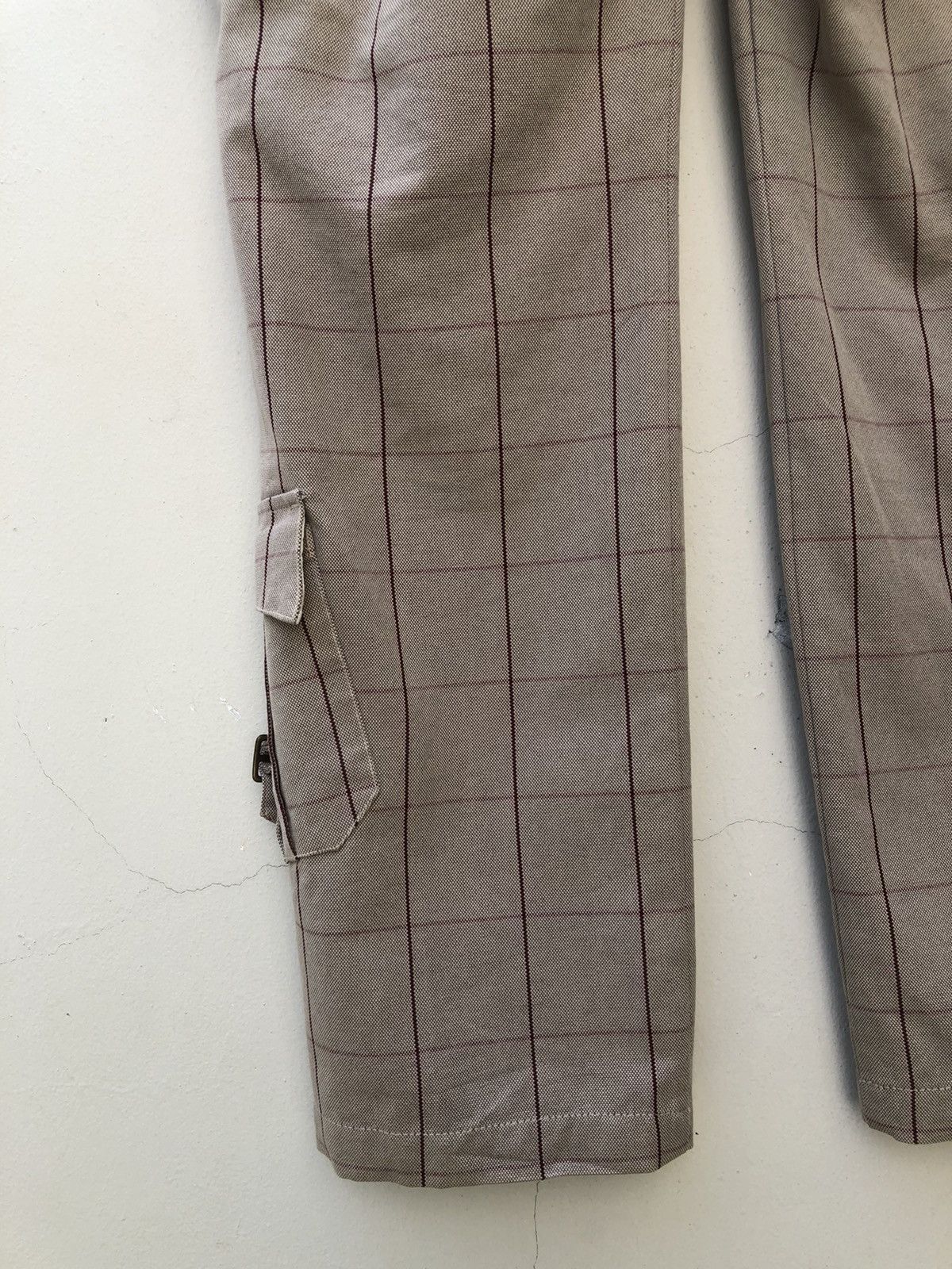 Nicole Club MONSIEUR NICOLE Adjustable Waist Tartan Plaid Cargo Size US 32 / EU 48 - 13 Thumbnail