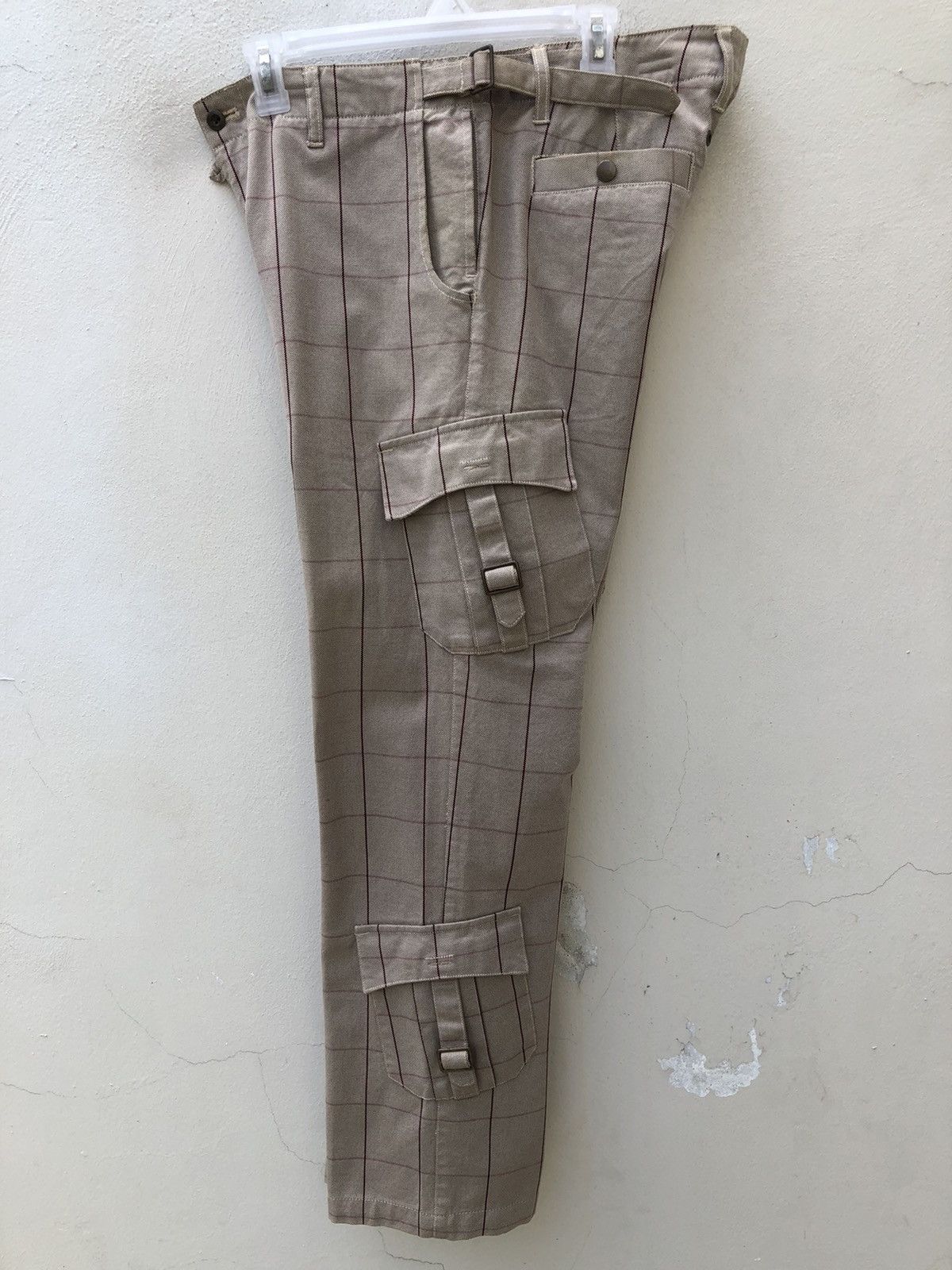 Nicole Club MONSIEUR NICOLE Adjustable Waist Tartan Plaid Cargo Size US 32 / EU 48 - 16 Thumbnail