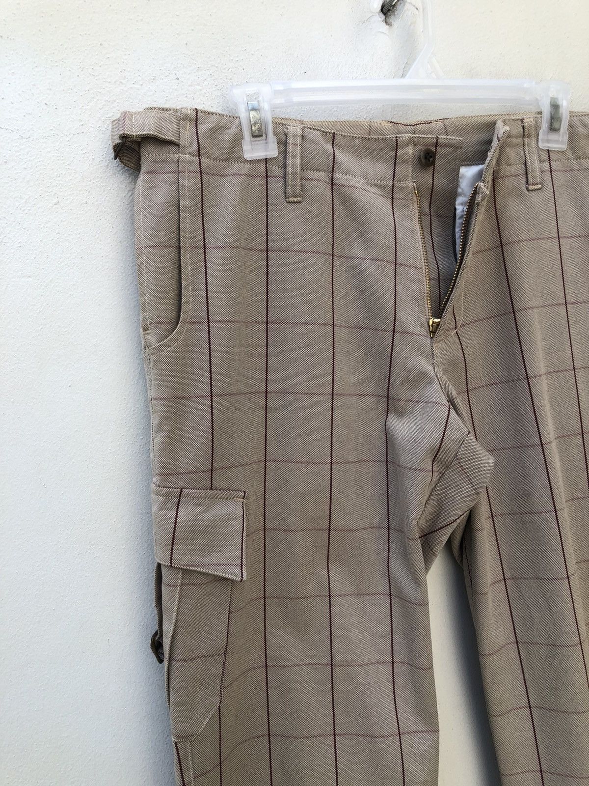 Nicole Club MONSIEUR NICOLE Adjustable Waist Tartan Plaid Cargo Size US 32 / EU 48 - 6 Thumbnail