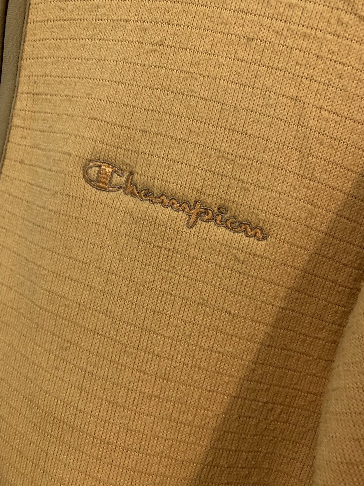 Champion × Vintage Vintage Champion Gold Fleence Zip Up Unique Colour Size US M / EU 48-50 / 2 - 4 Thumbnail
