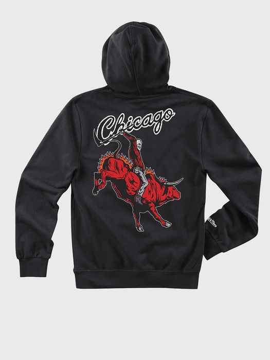 Mitchell & Ness Rare Juice WRLD Chicago Bulls x Mitchell & Ness Hoodie