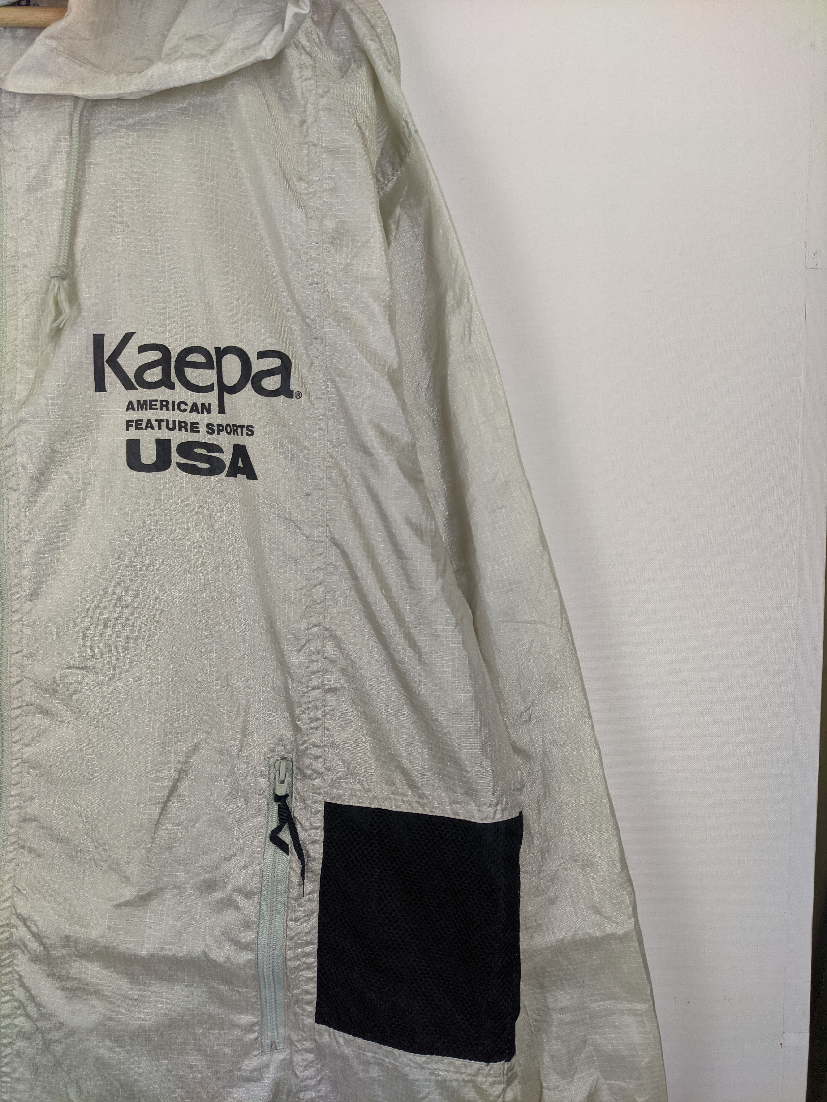 Japanese Brand × Vintage Steals🔥Vintage Windbreaker Hooded by Kaepa Size US XL / EU 56 / 4 - 5 Thumbnail