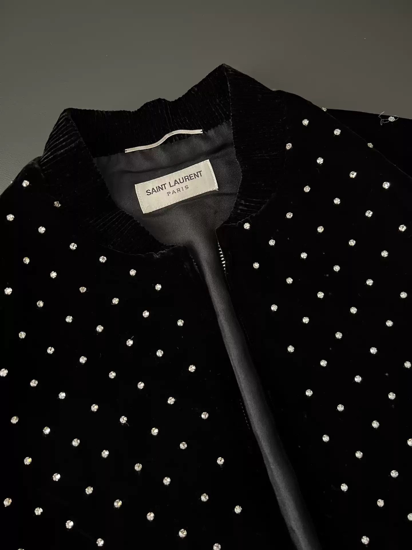 Saint Laurent Paris Saint Laurent Black Velvet Jacket Size 44 Size US S / EU 44-46 / 1 - 7 Thumbnail