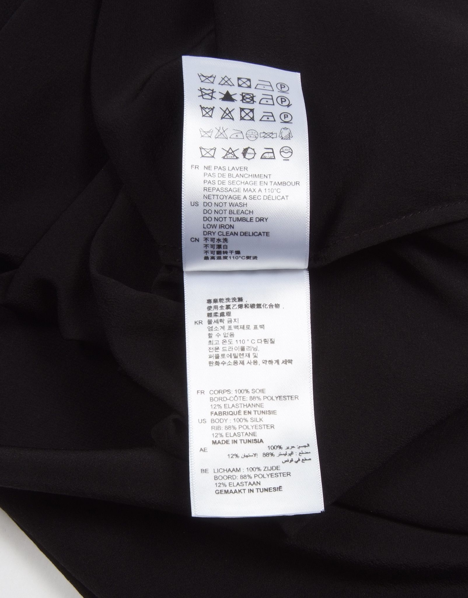Sandro Wmns Sandro Silk V Neck Blouse Shirt Black Size L / US 10 / IT 46 - 8 Thumbnail