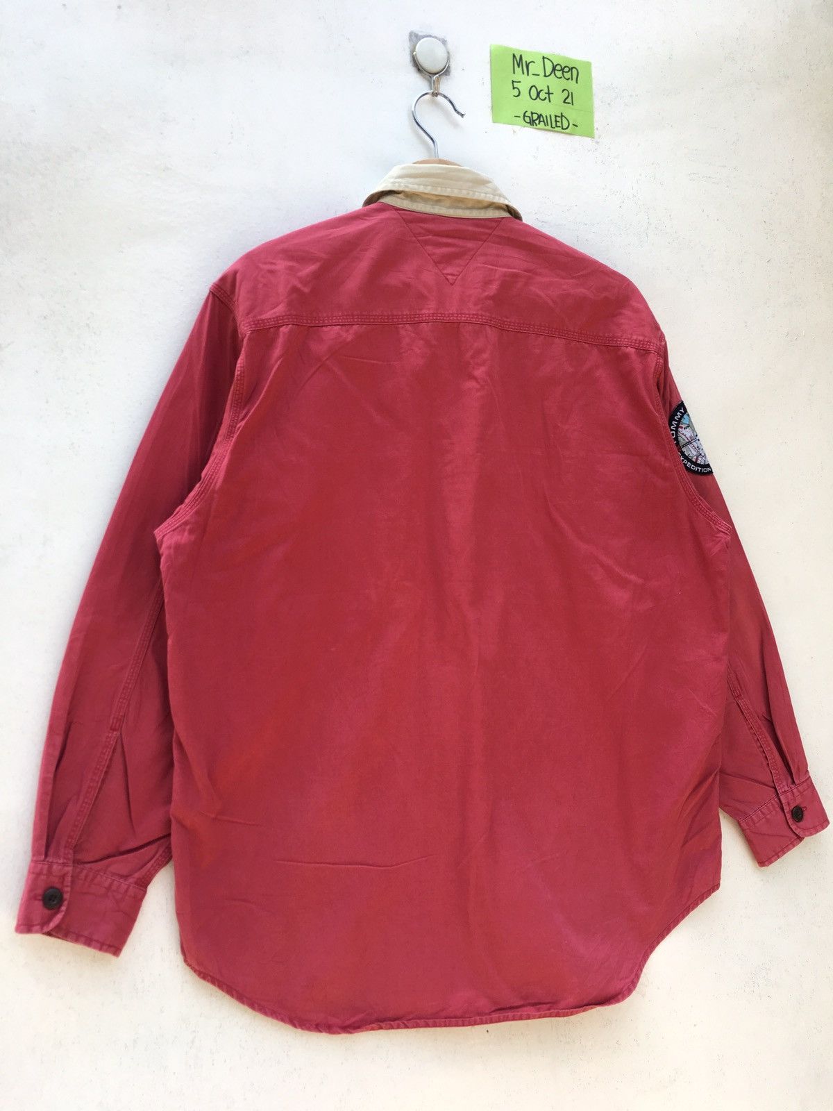 Tommy Hilfiger Vintage Tommy Hilfiger Zip Up Longsleeve Shirt Size US L / EU 52-54 / 3 - 12 Thumbnail