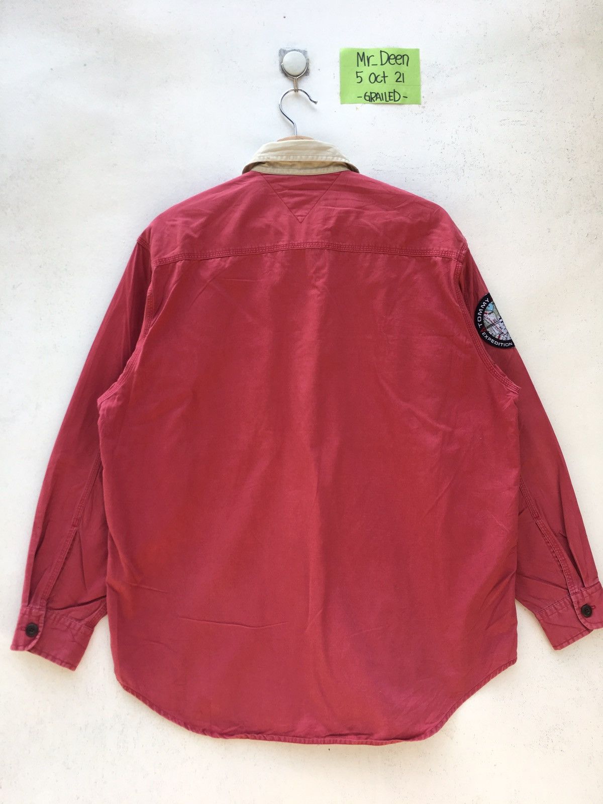 Tommy Hilfiger Vintage Tommy Hilfiger Zip Up Longsleeve Shirt Size US L / EU 52-54 / 3 - 11 Thumbnail