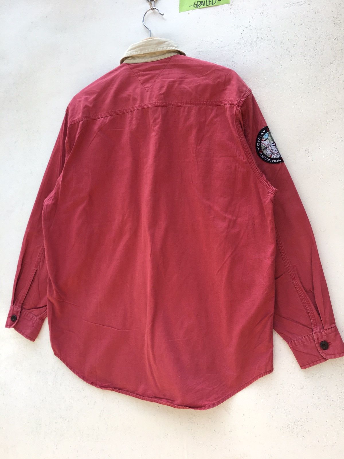 Tommy Hilfiger Vintage Tommy Hilfiger Zip Up Longsleeve Shirt Size US L / EU 52-54 / 3 - 13 Thumbnail