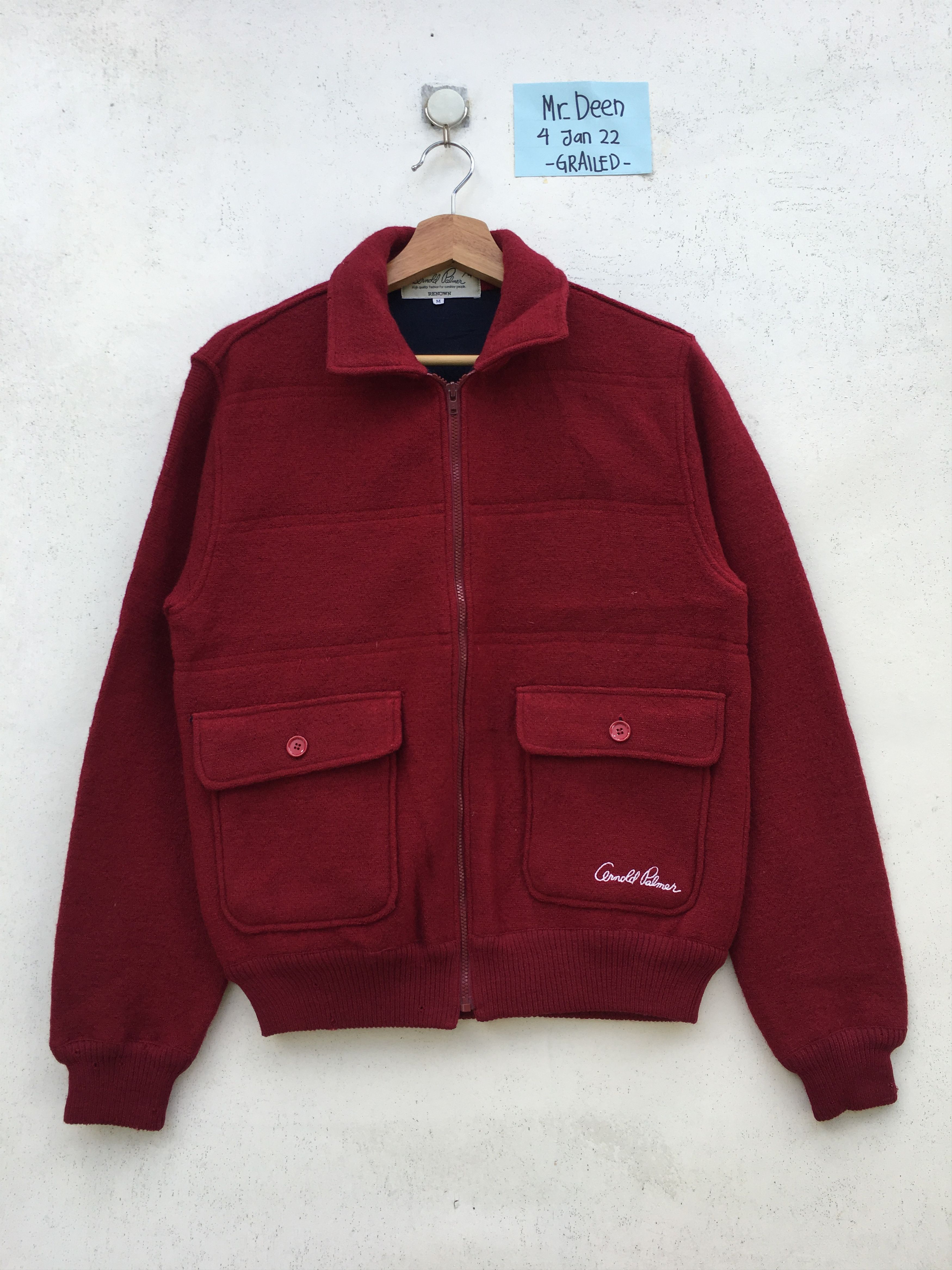 Japanese Brand Rare Vintage Arnold Palmer Wool Jacket Size US M / EU 48-50 / 2 - 1 Thumbnail