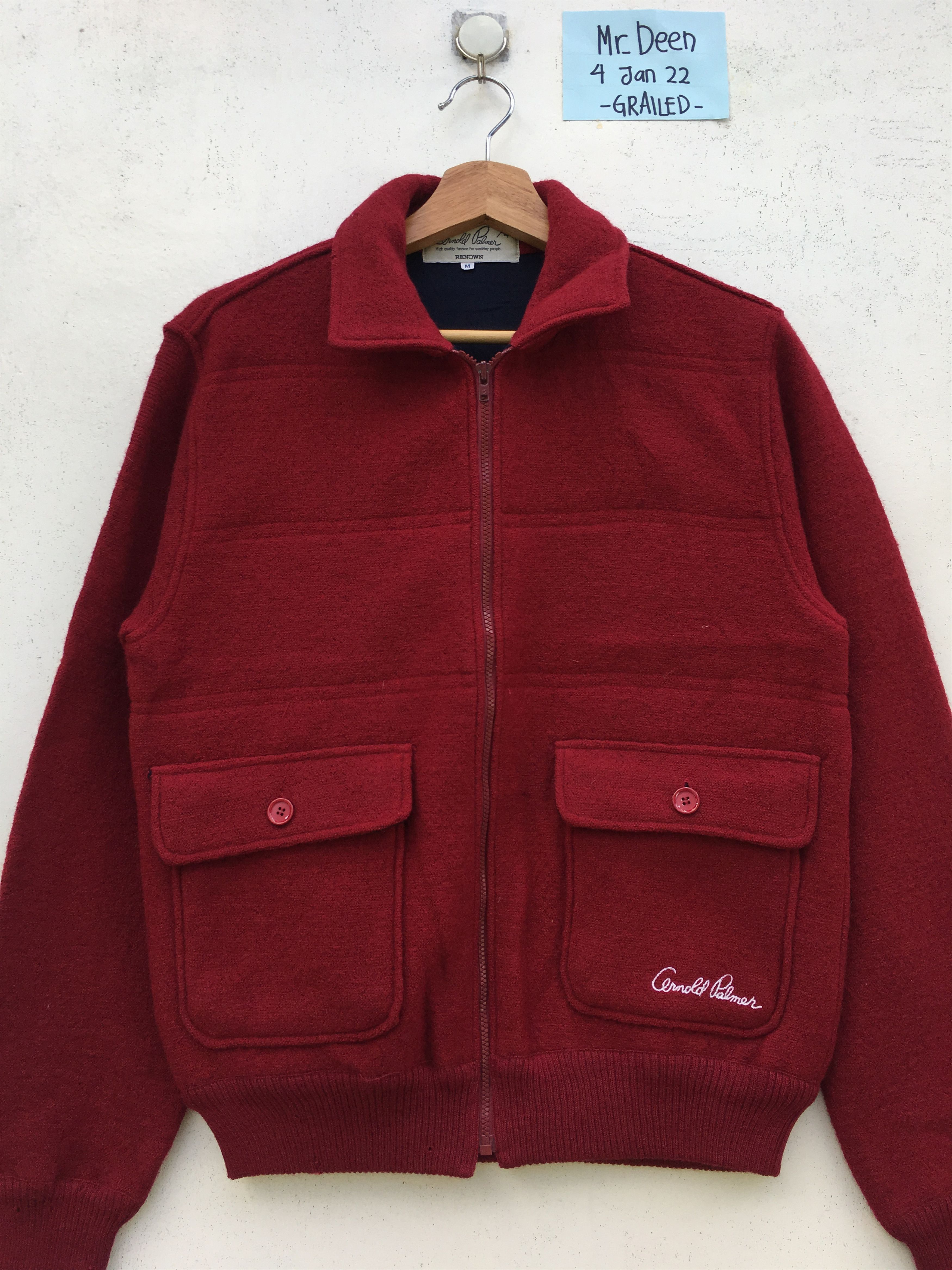 Japanese Brand Rare Vintage Arnold Palmer Wool Jacket Size US M / EU 48-50 / 2 - 4 Thumbnail
