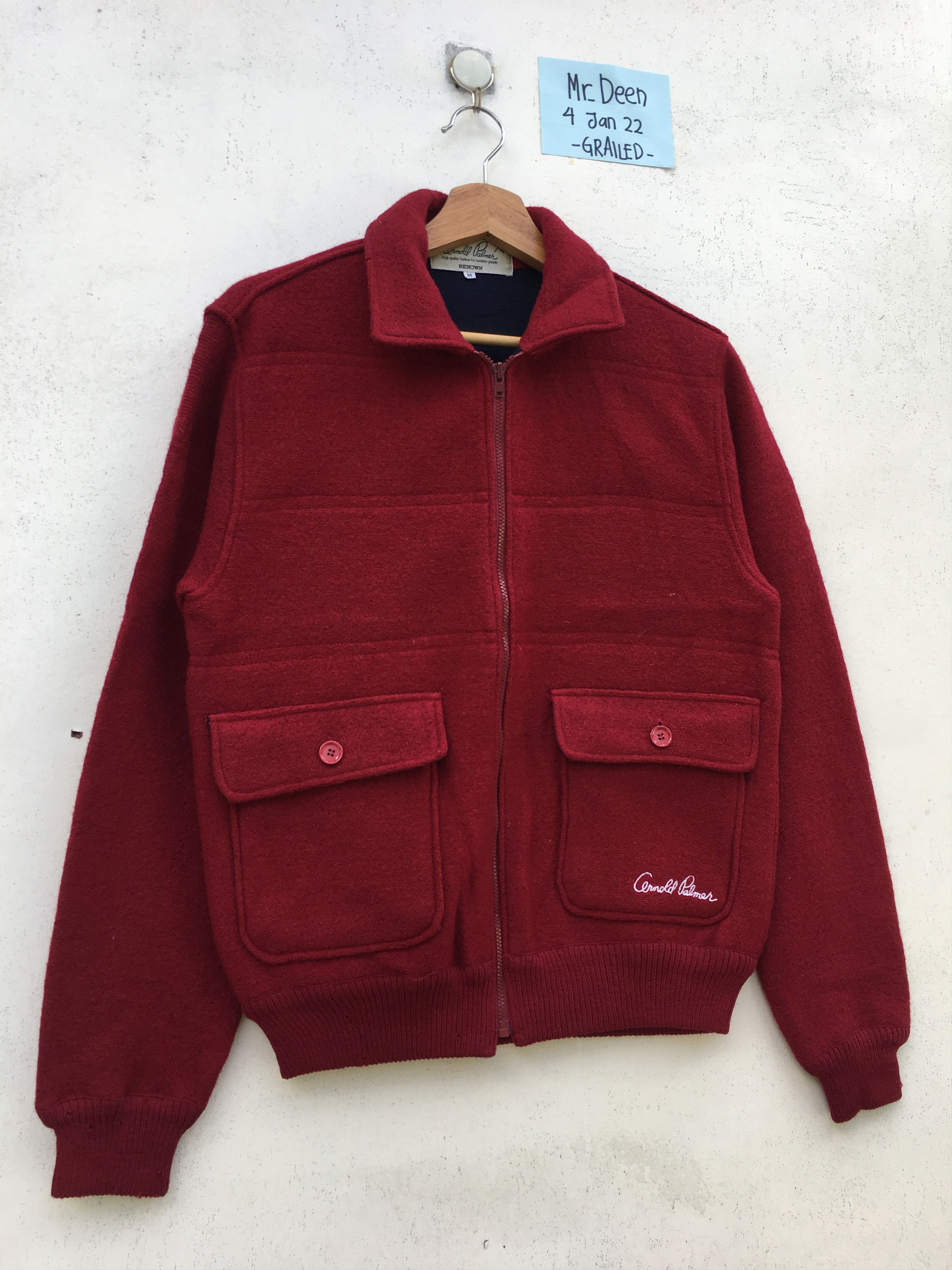 Japanese Brand Rare Vintage Arnold Palmer Wool Jacket Size US M / EU 48-50 / 2 - 2 Thumbnail