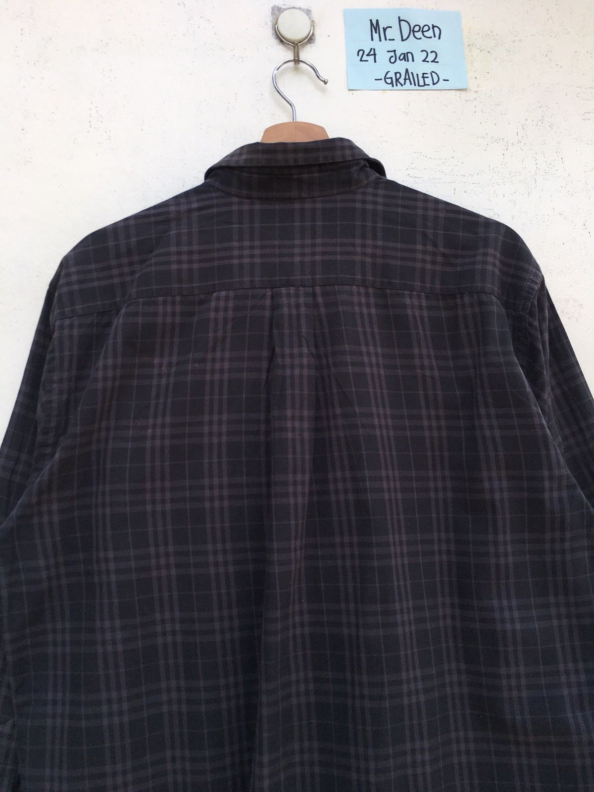 Burberry Rare Vintage Burberry Checkered Longsleeve Buttons Shirt Size US XL / EU 56 / 4 - 15 Thumbnail
