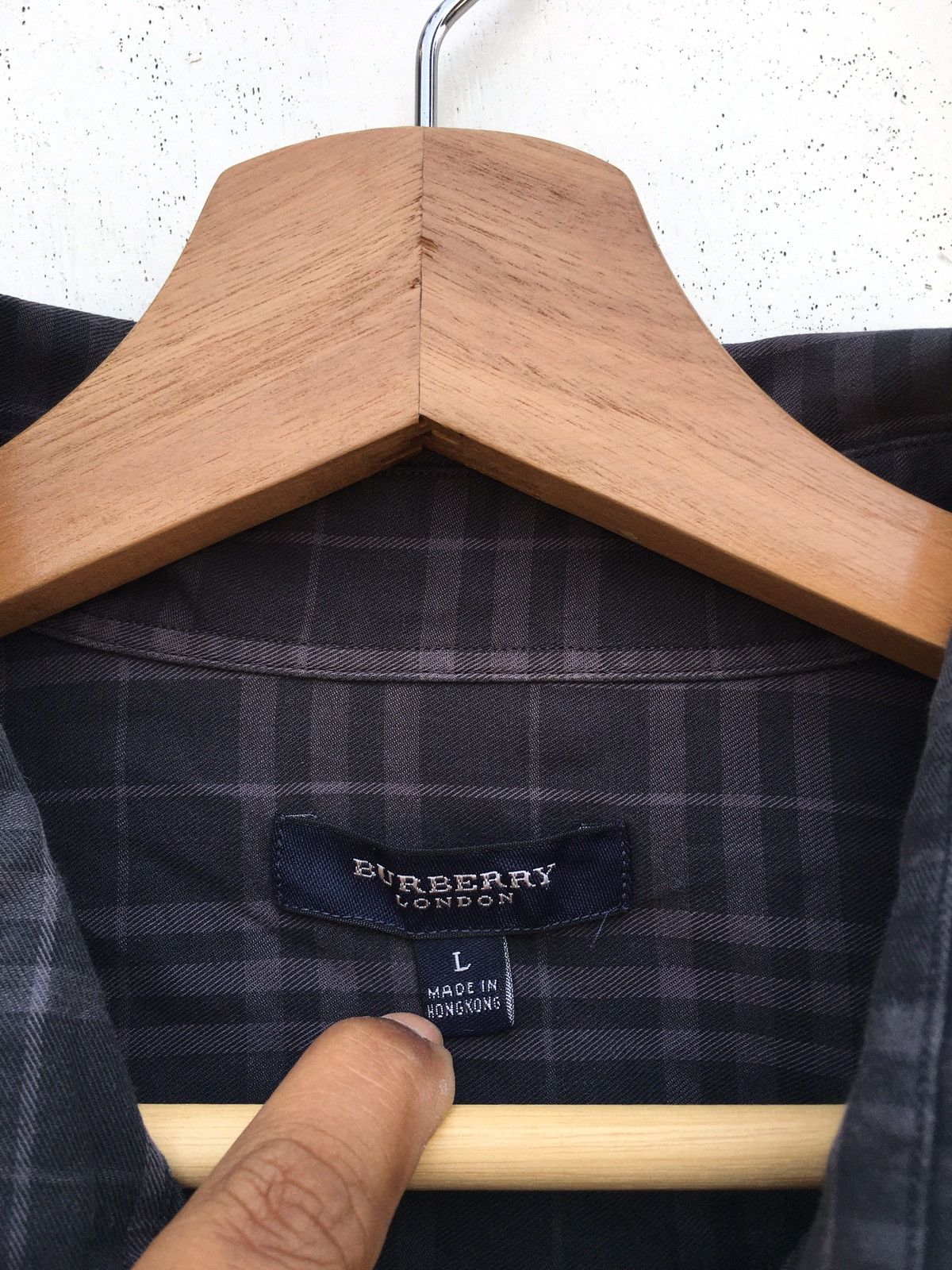Burberry Rare Vintage Burberry Checkered Longsleeve Buttons Shirt Size US XL / EU 56 / 4 - 10 Thumbnail