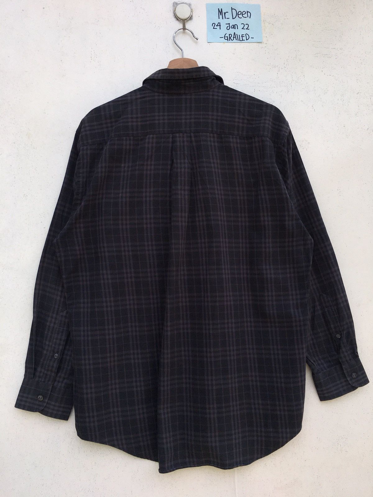 Burberry Rare Vintage Burberry Checkered Longsleeve Buttons Shirt Size US XL / EU 56 / 4 - 12 Thumbnail
