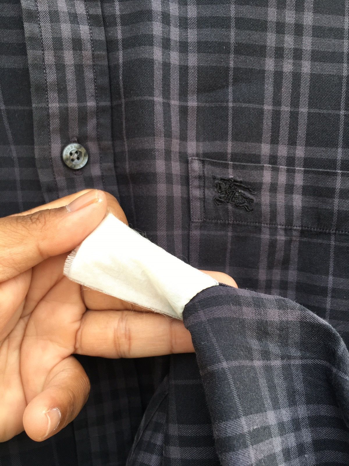 Burberry Rare Vintage Burberry Checkered Longsleeve Buttons Shirt Size US XL / EU 56 / 4 - 11 Thumbnail