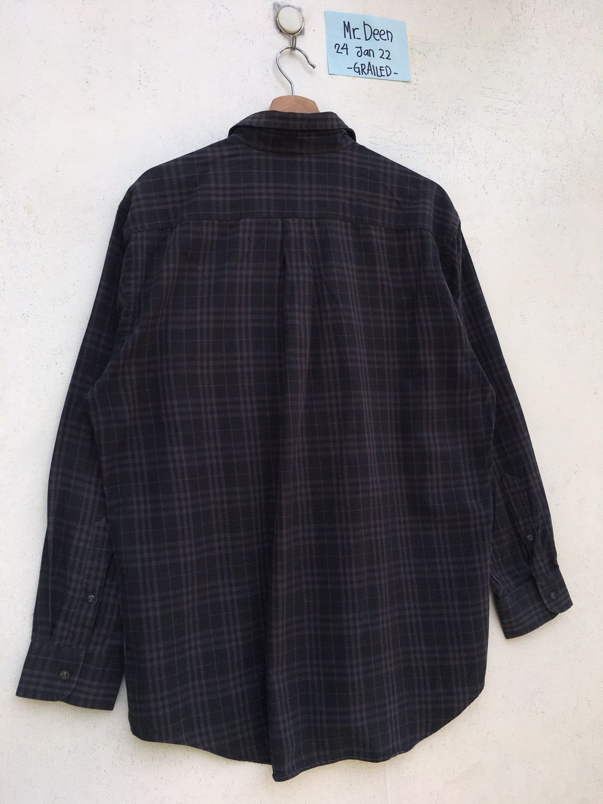 Burberry Rare Vintage Burberry Checkered Longsleeve Buttons Shirt Size US XL / EU 56 / 4 - 13 Thumbnail