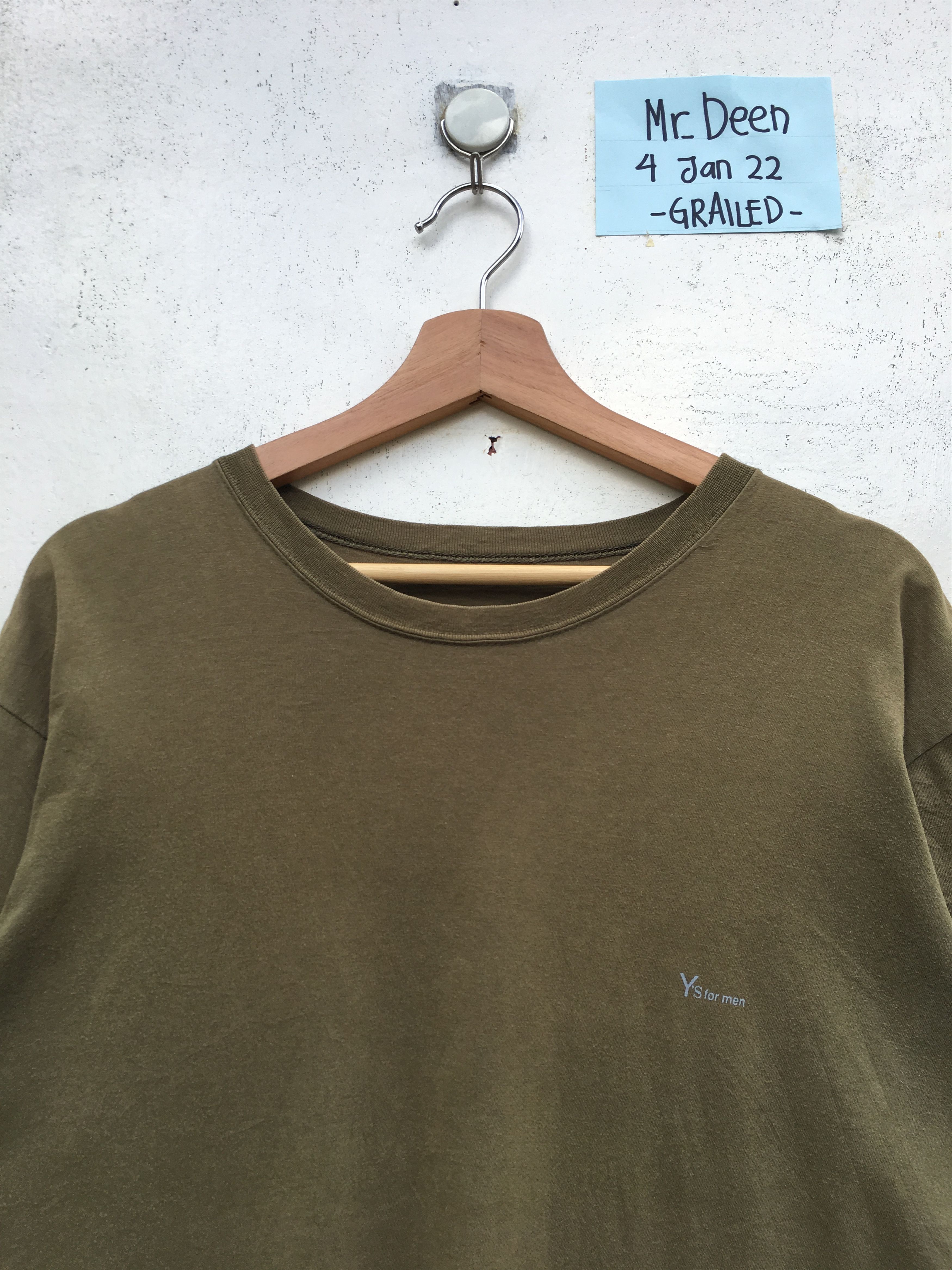 Yohji Yamamoto Rare Vintage Ys For Men Yohji Yamamoto Plain Tee Size US L / EU 52-54 / 3 - 4 Thumbnail