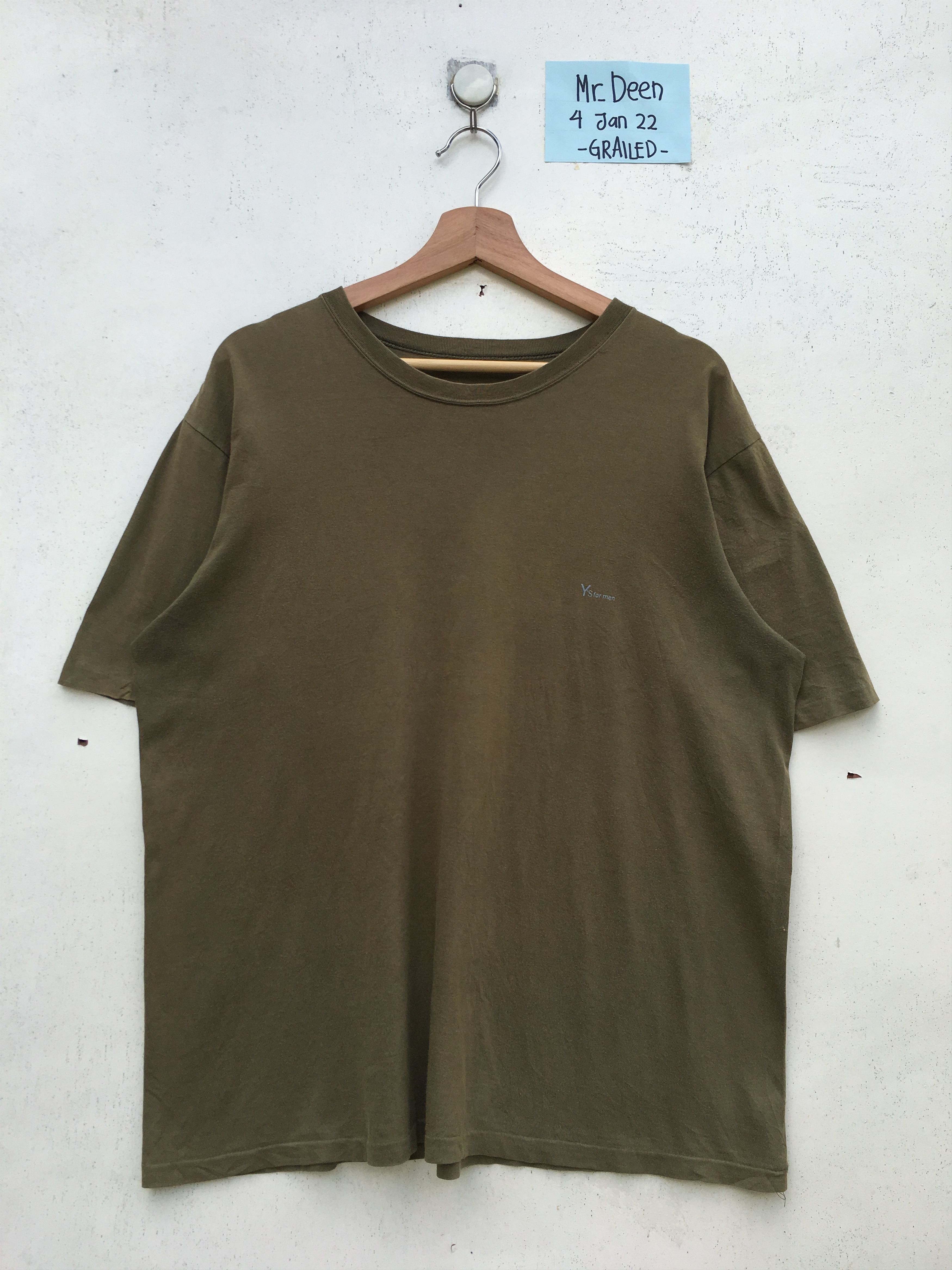 Yohji Yamamoto Rare Vintage Ys For Men Yohji Yamamoto Plain Tee Size US L / EU 52-54 / 3 - 1 Thumbnail