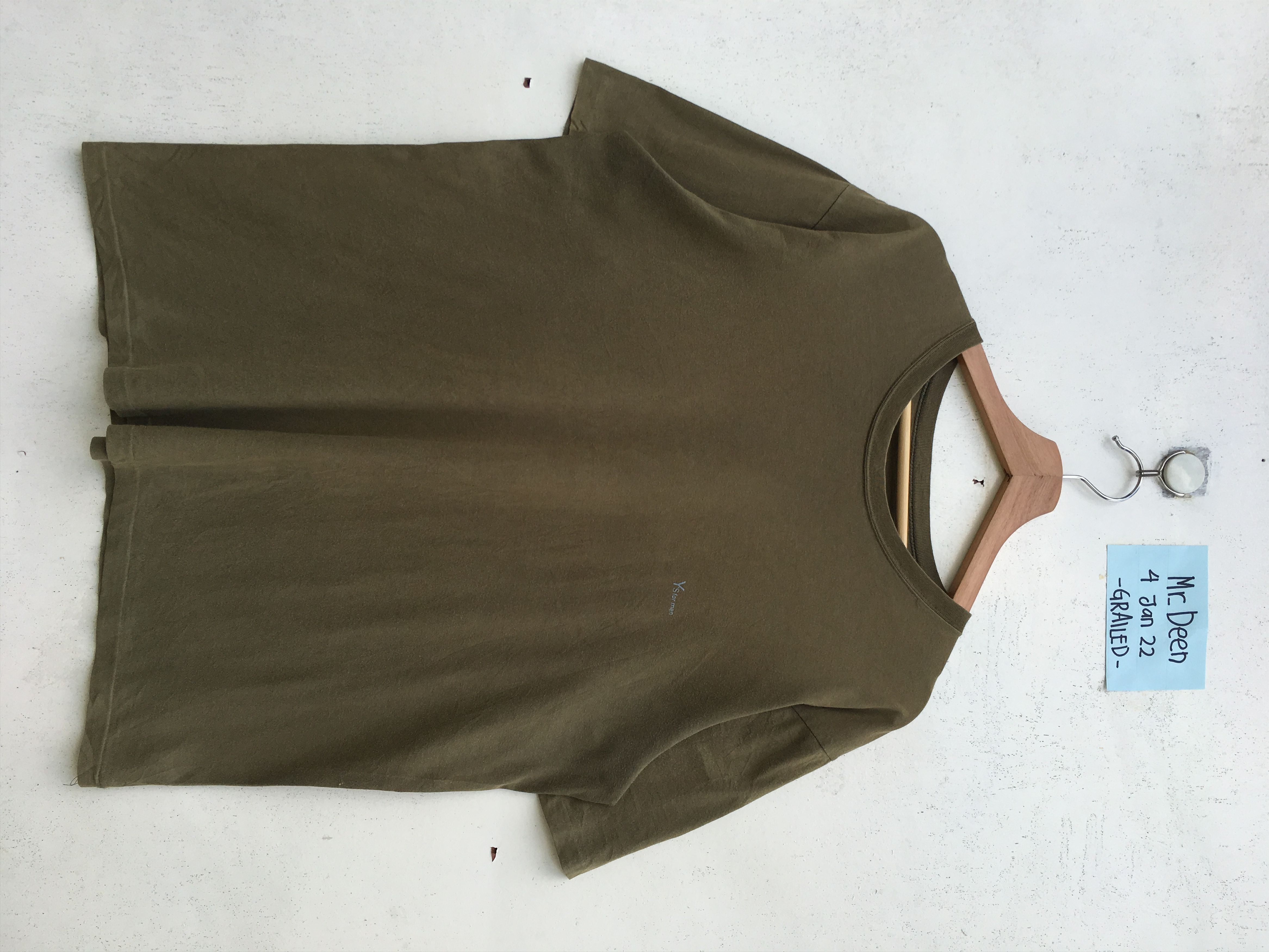 Rare Vintage Ys For Men Yohji Yamamoto Plain Tee