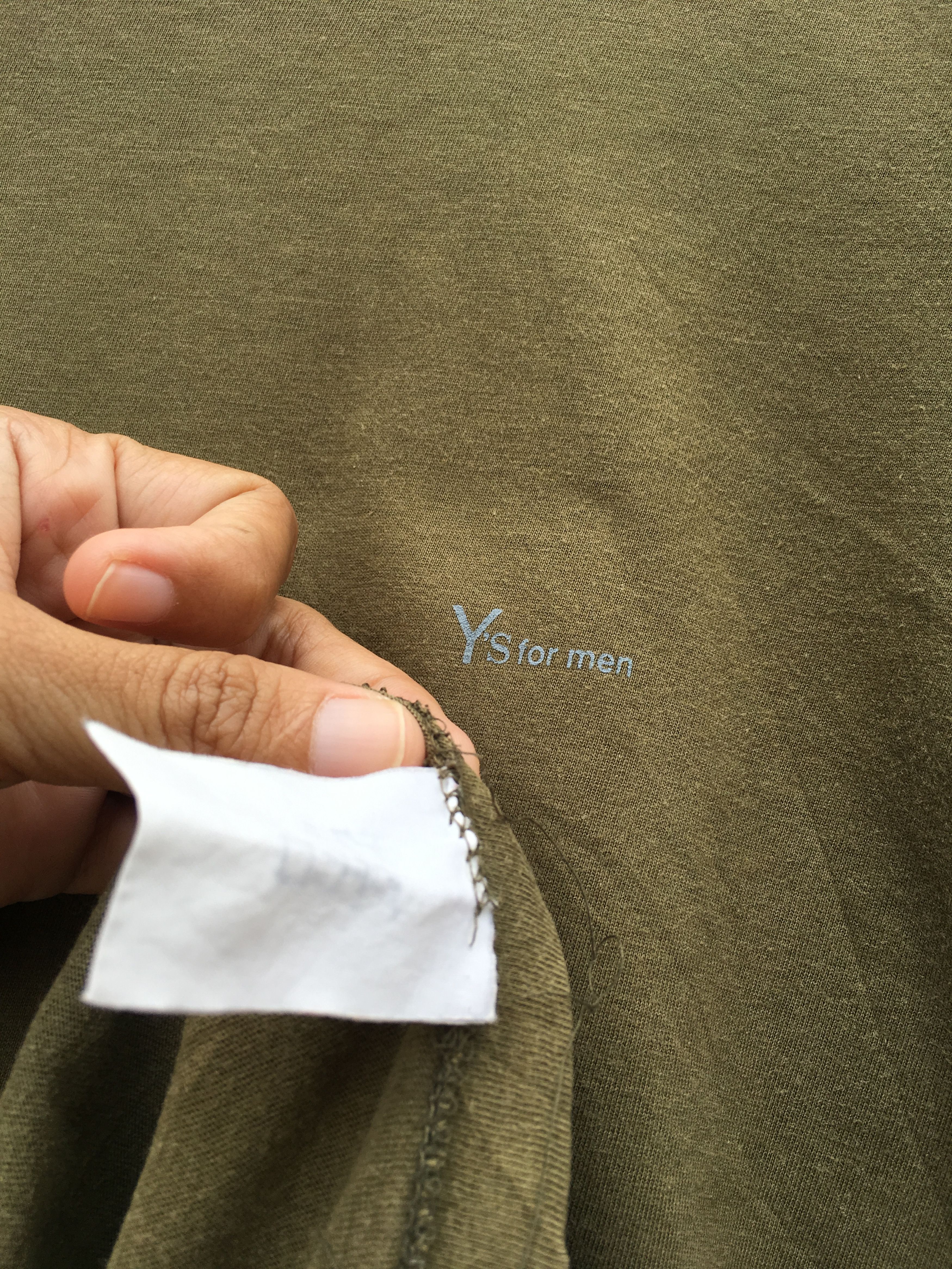 Yohji Yamamoto Rare Vintage Ys For Men Yohji Yamamoto Plain Tee Size US L / EU 52-54 / 3 - 8 Thumbnail