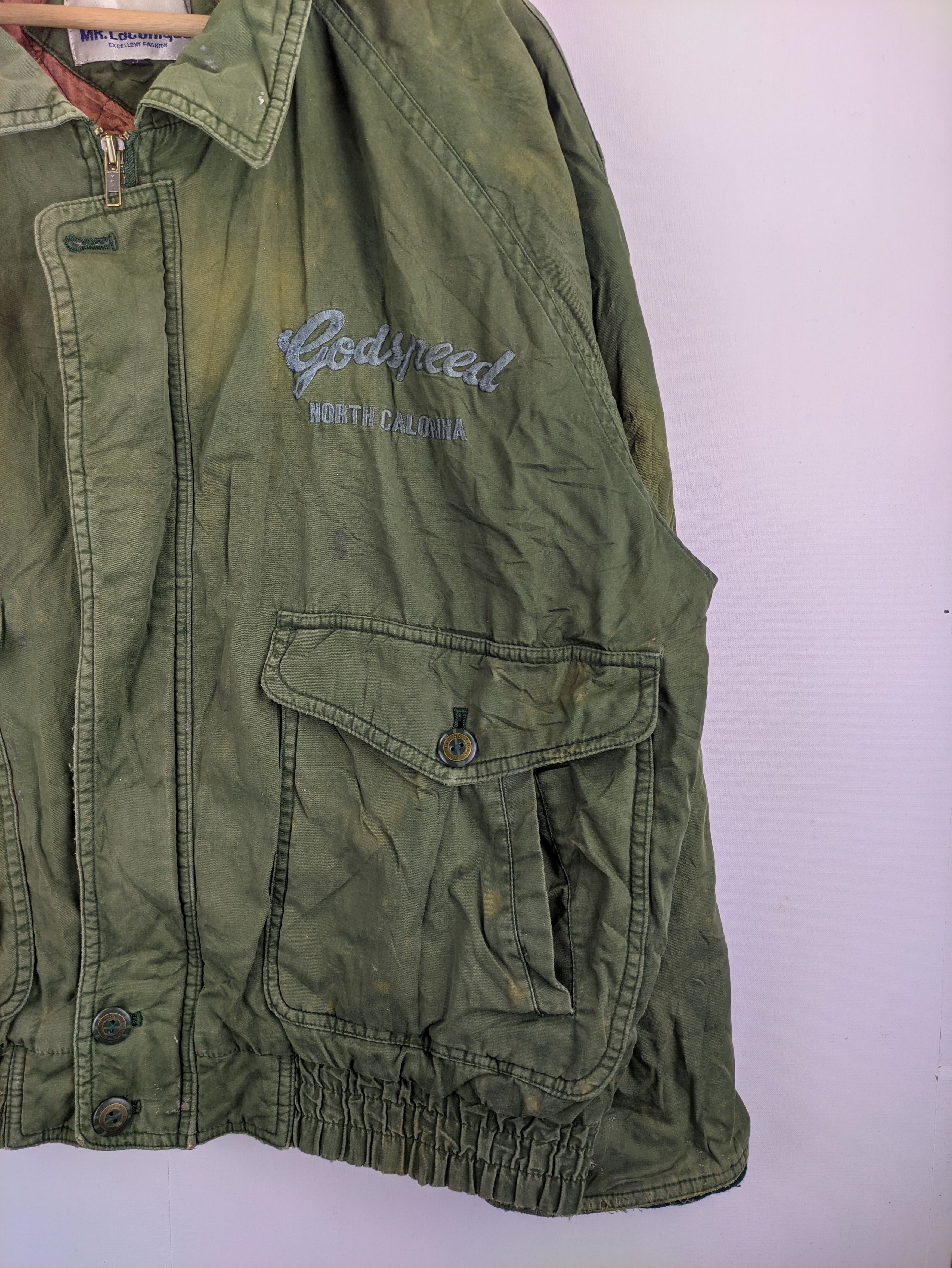 Japanese Brand Steals🔥Distressed Jacket Faded Color by Mr Laconique Size US L / EU 52-54 / 3 - 8 Thumbnail