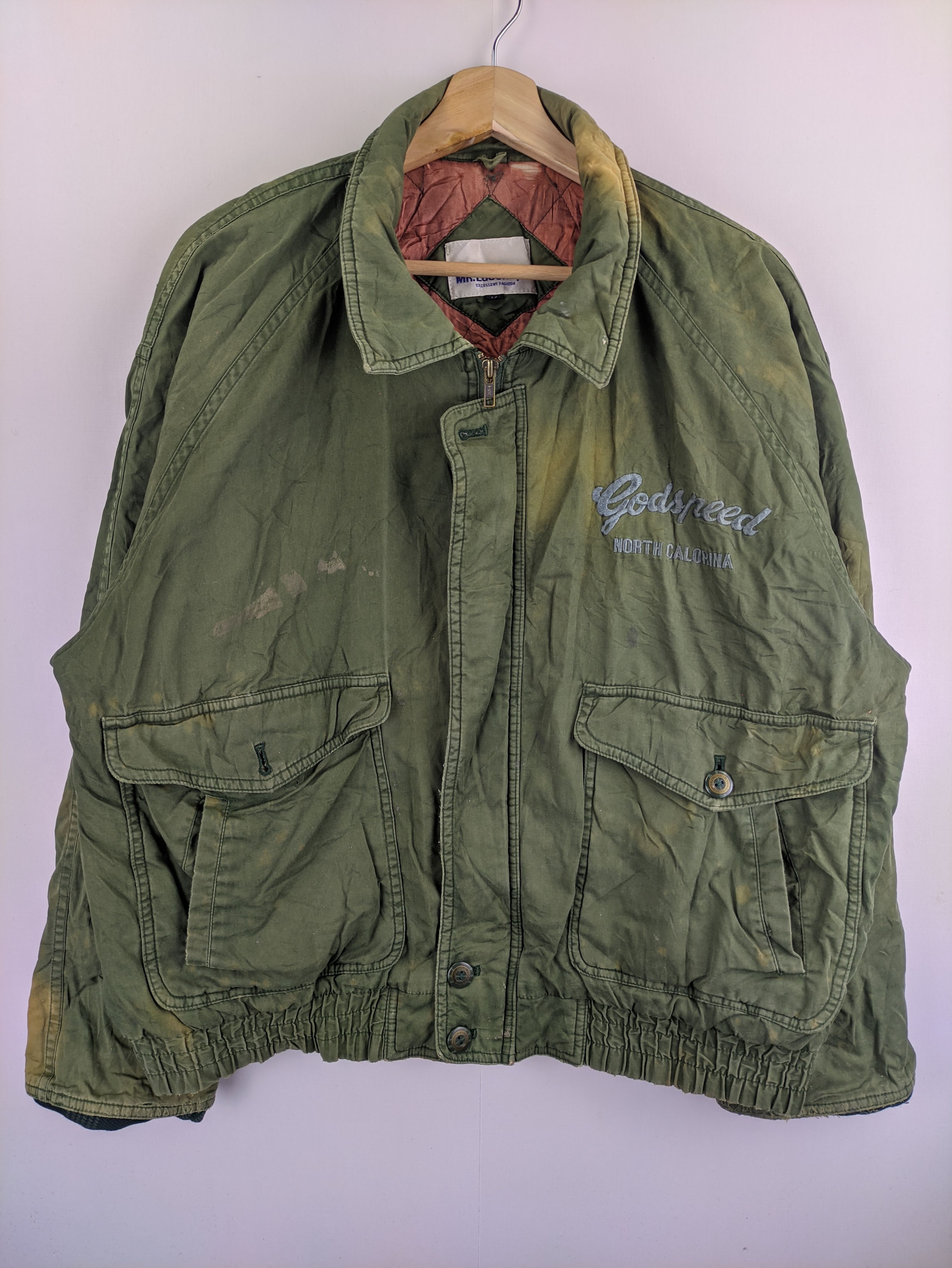 Japanese Brand Steals🔥Distressed Jacket Faded Color by Mr Laconique Size US L / EU 52-54 / 3 - 1 Thumbnail