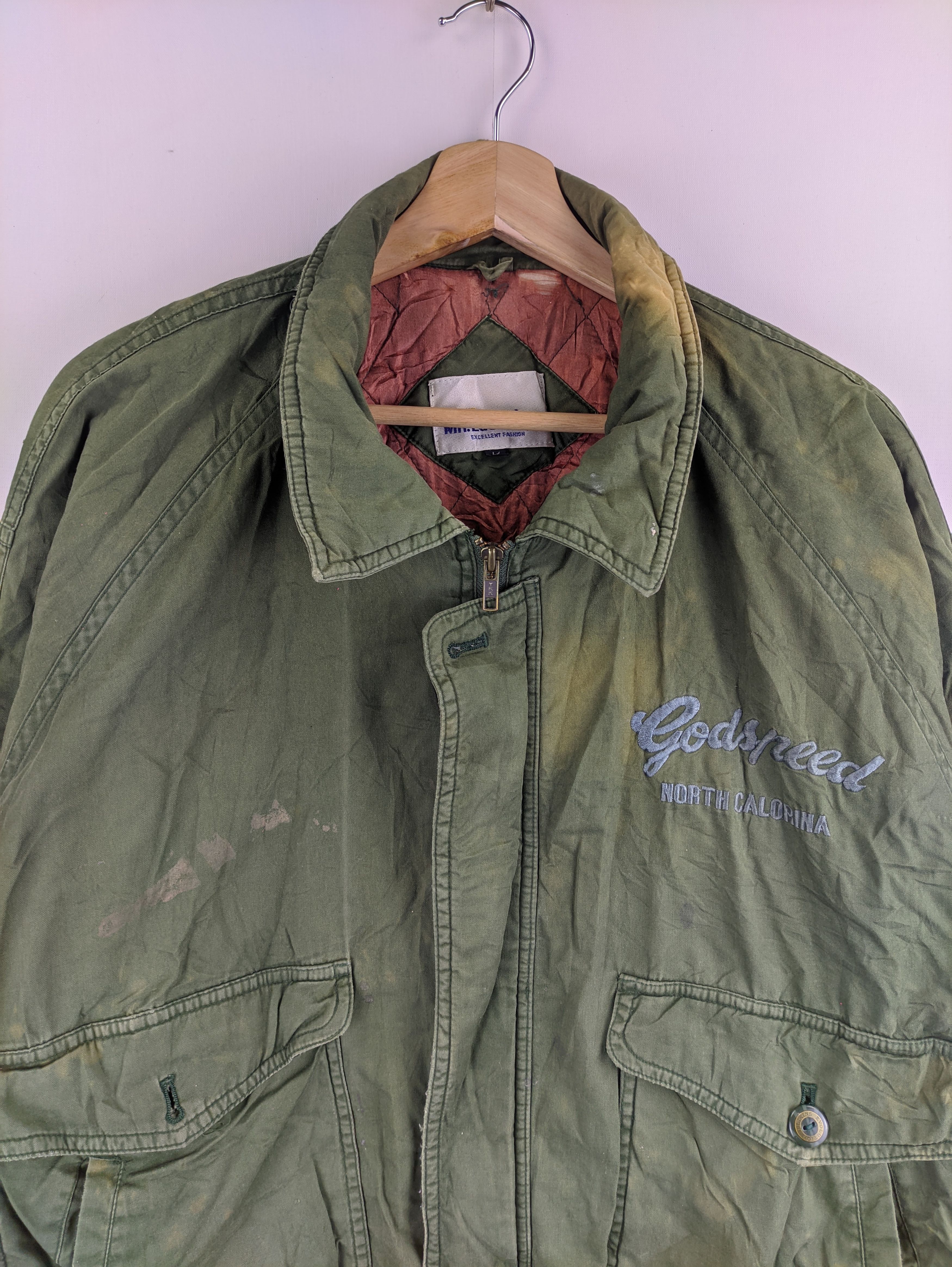 Japanese Brand Steals🔥Distressed Jacket Faded Color by Mr Laconique Size US L / EU 52-54 / 3 - 7 Thumbnail