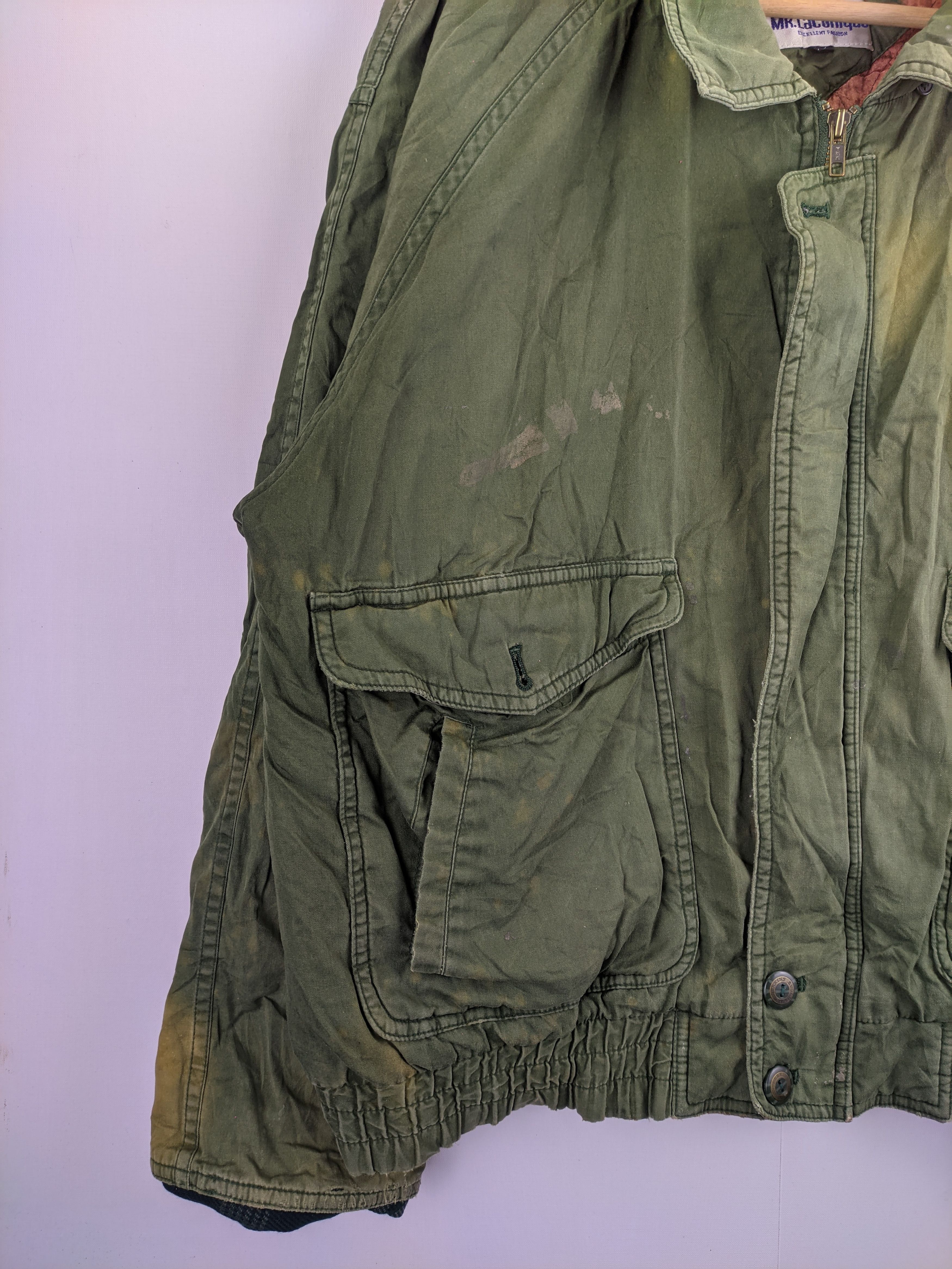 Japanese Brand Steals🔥Distressed Jacket Faded Color by Mr Laconique Size US L / EU 52-54 / 3 - 9 Thumbnail