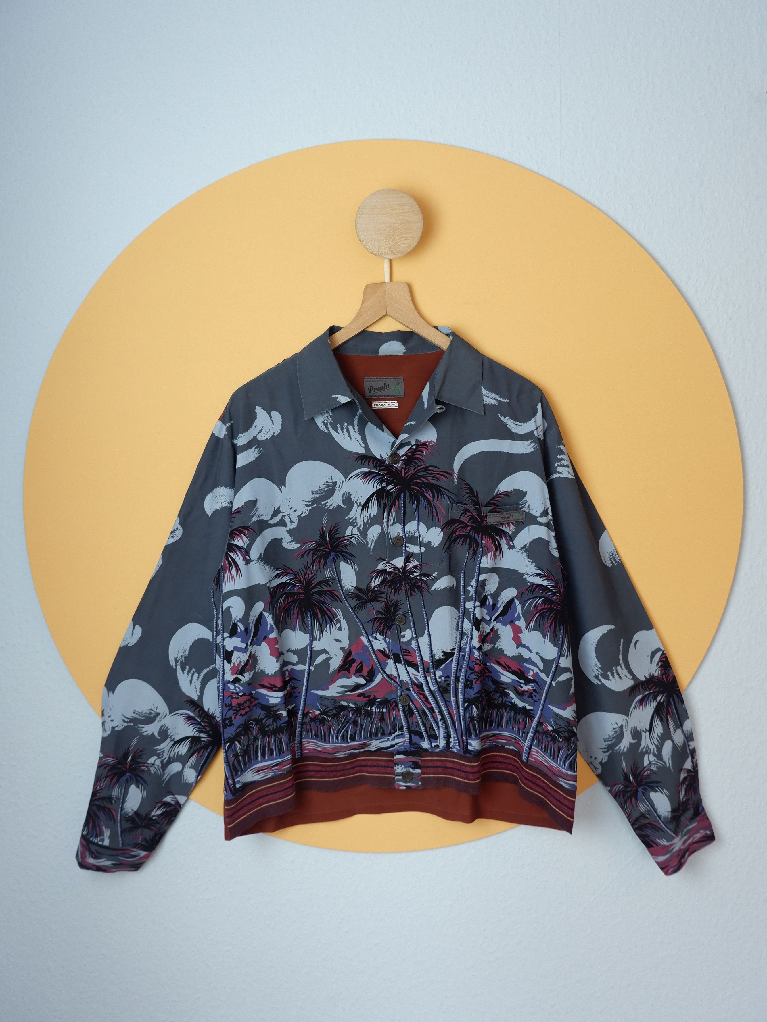 PRADA 14SS Aloha shirt-