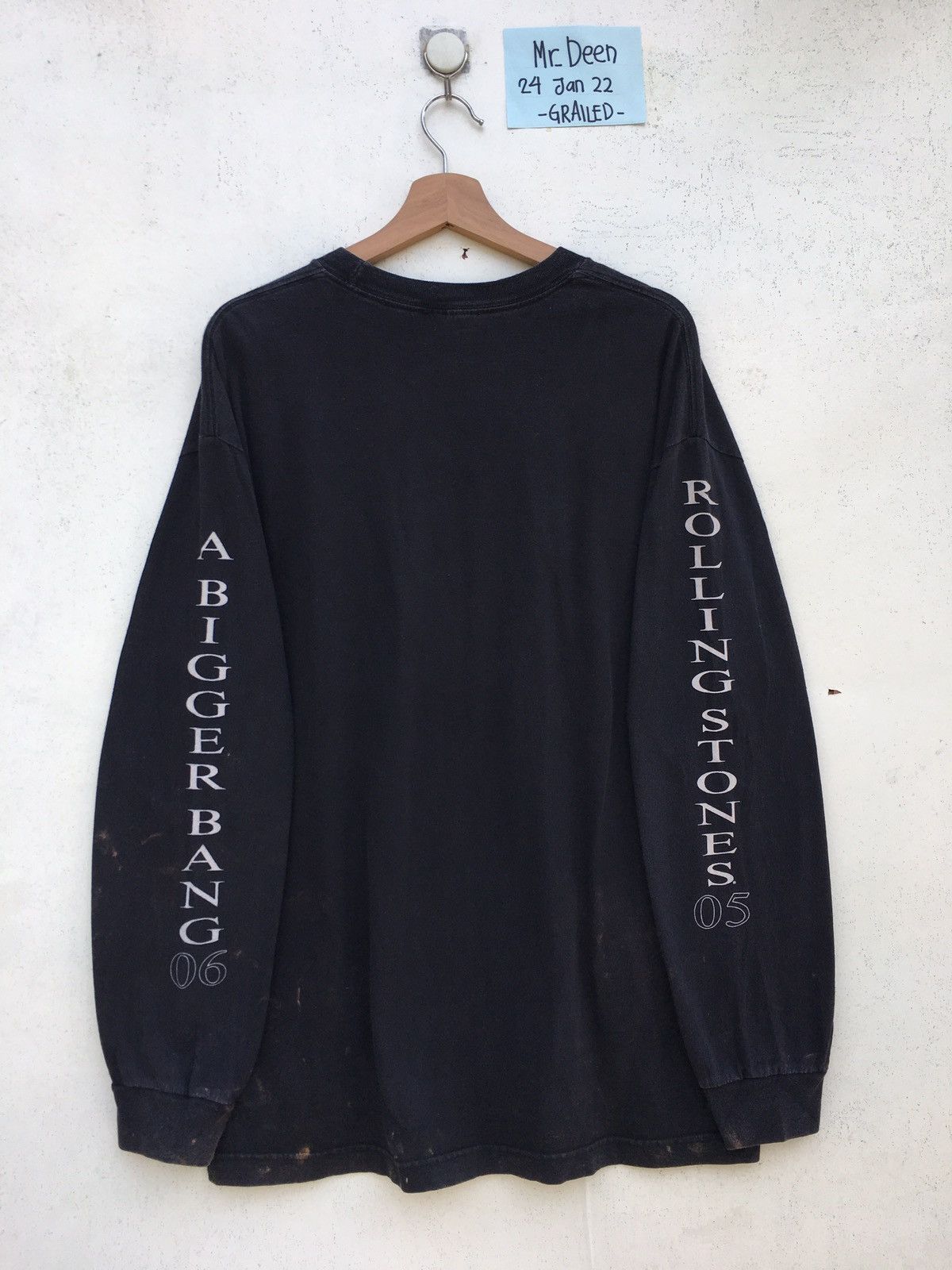 The Rolling Stones Rare Vintage The Rolling Stones Longsleeve Shirt Size US L / EU 52-54 / 3 - 13 Thumbnail