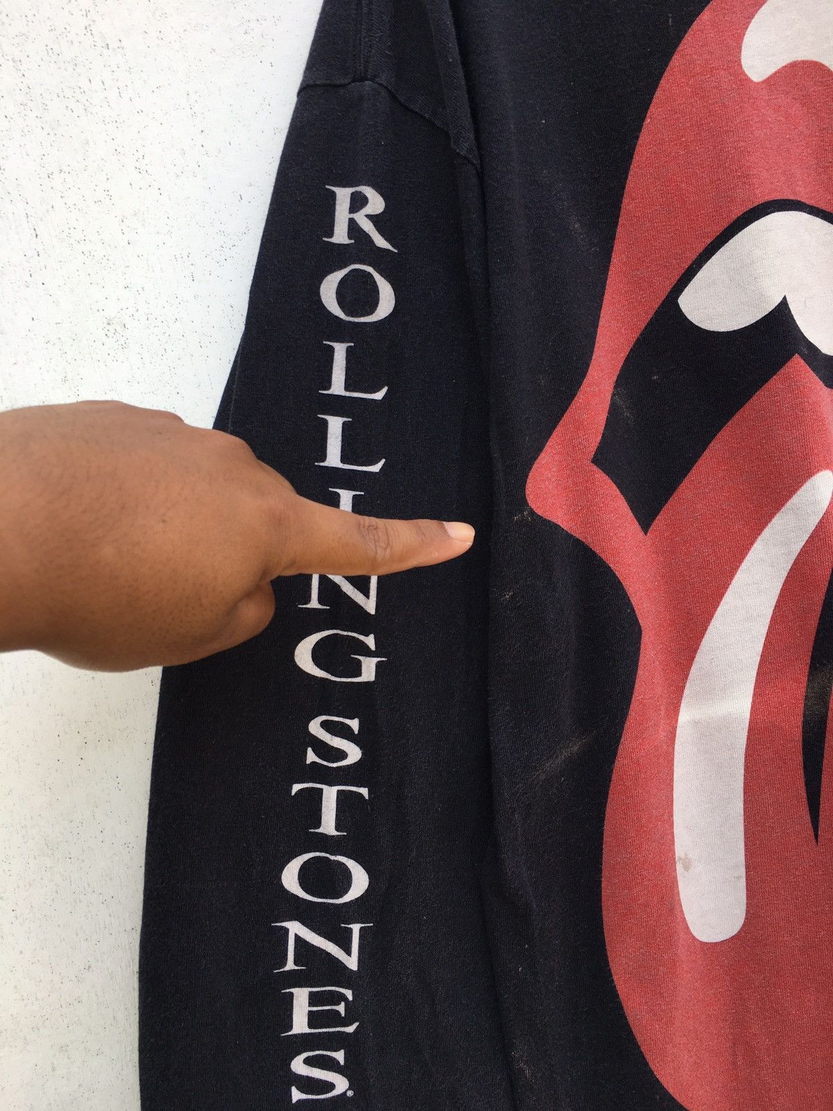 The Rolling Stones Rare Vintage The Rolling Stones Longsleeve Shirt Size US L / EU 52-54 / 3 - 10 Thumbnail