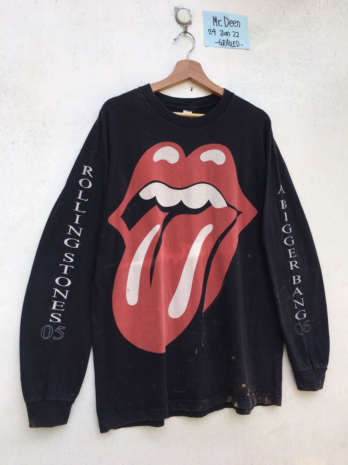 The Rolling Stones Rare Vintage The Rolling Stones Longsleeve Shirt Size US L / EU 52-54 / 3 - 2 Thumbnail