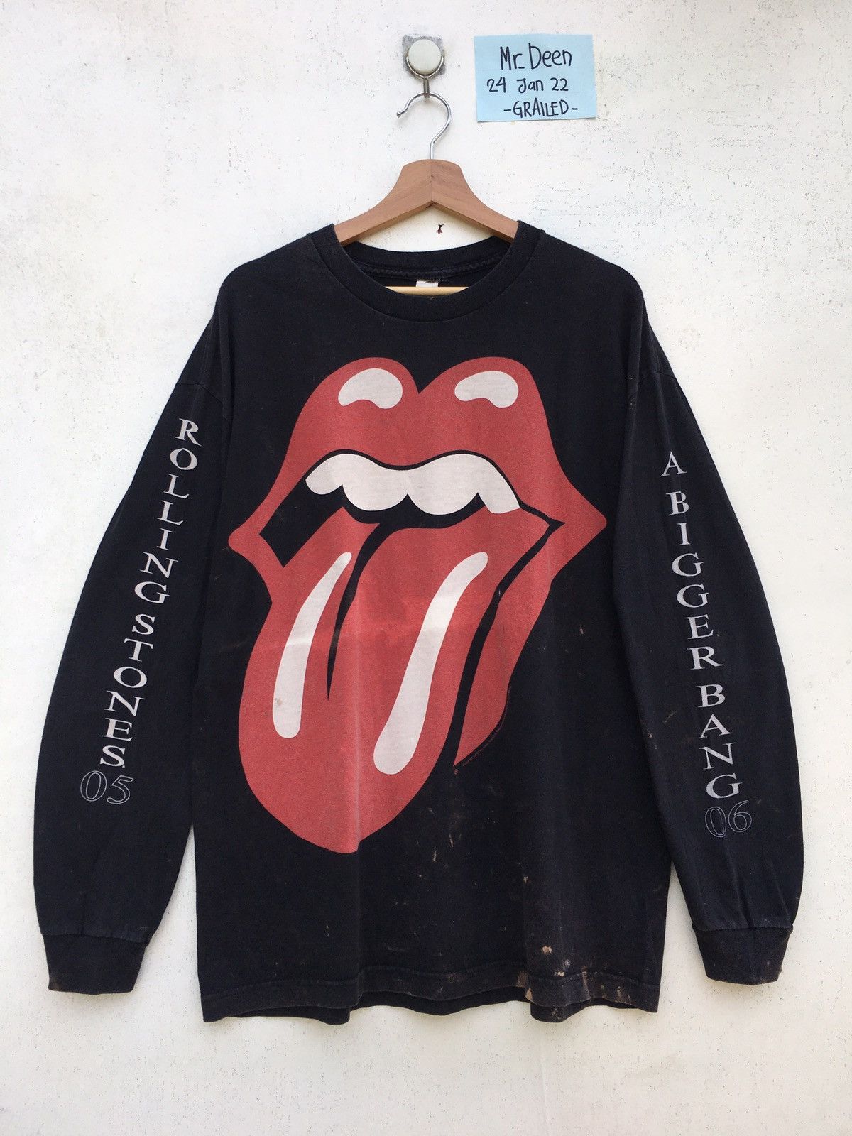 The Rolling Stones Rare Vintage The Rolling Stones Longsleeve Shirt Size US L / EU 52-54 / 3 - 1 Thumbnail