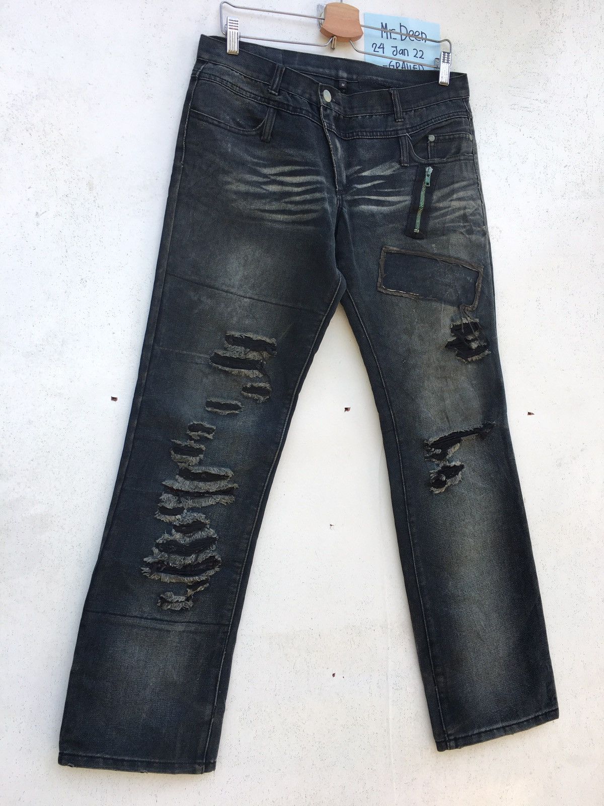 Japanese Brand Rare Sexpot Revenge Seditionaries Patchwork Jeans Size US 32 / EU 48 - 20 Thumbnail