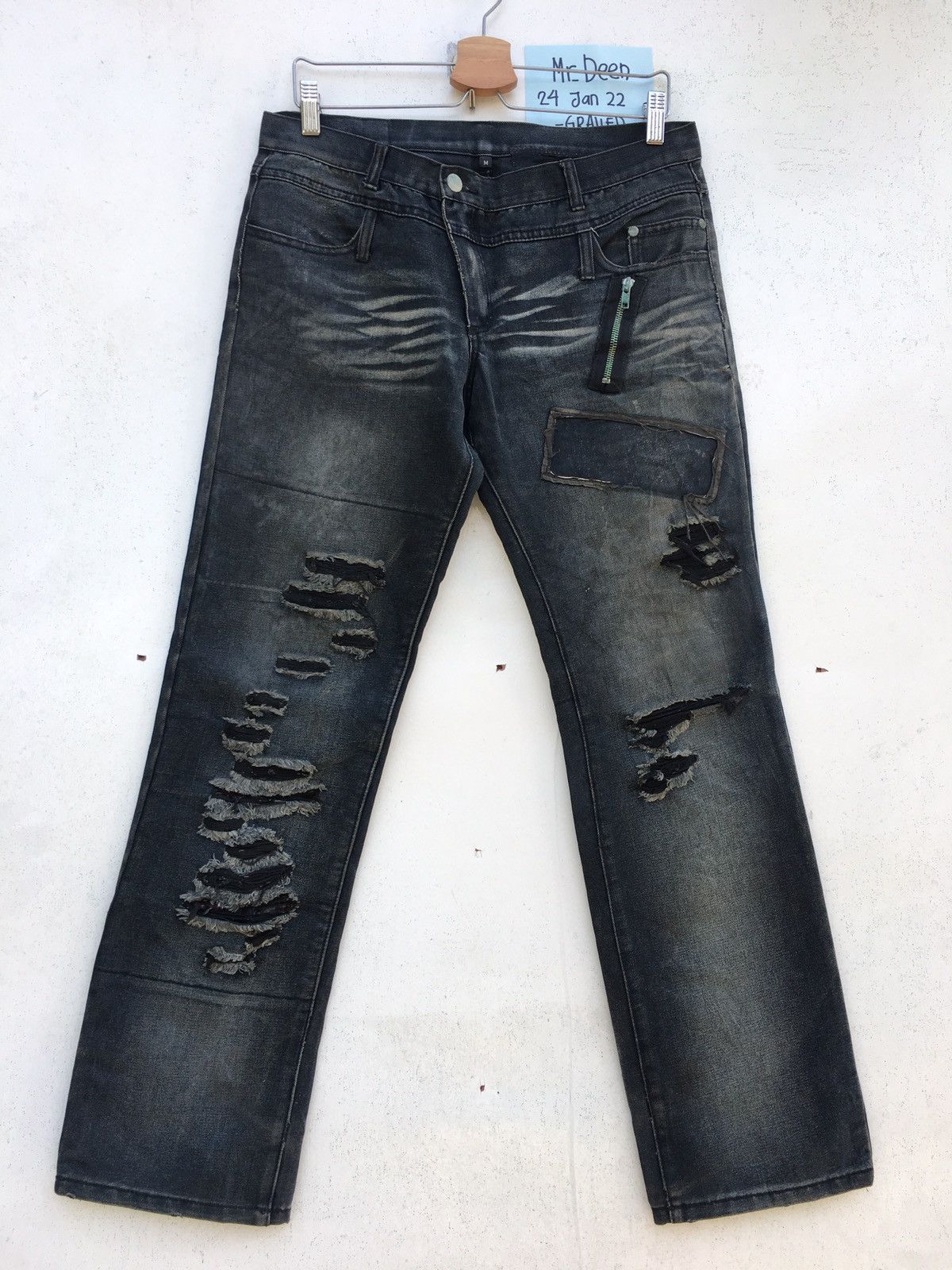 Japanese Brand Rare Sexpot Revenge Seditionaries Patchwork Jeans Size US 32 / EU 48 - 21 Thumbnail