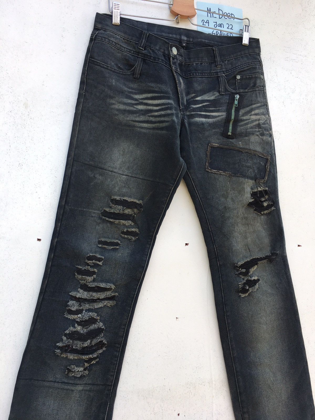Japanese Brand Rare Sexpot Revenge Seditionaries Patchwork Jeans Size US 32 / EU 48 - 17 Thumbnail